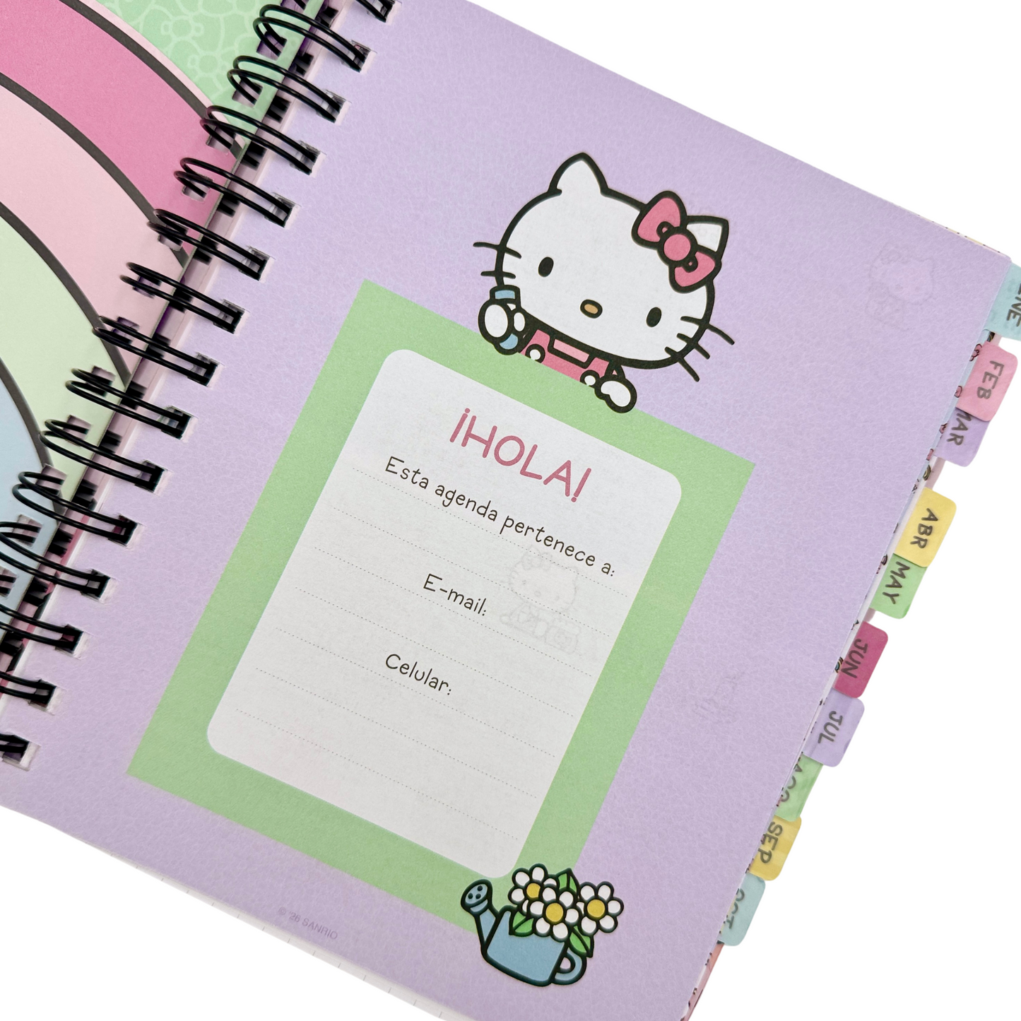 Agenda 2026 Hello Kitty diaria (fucsia)