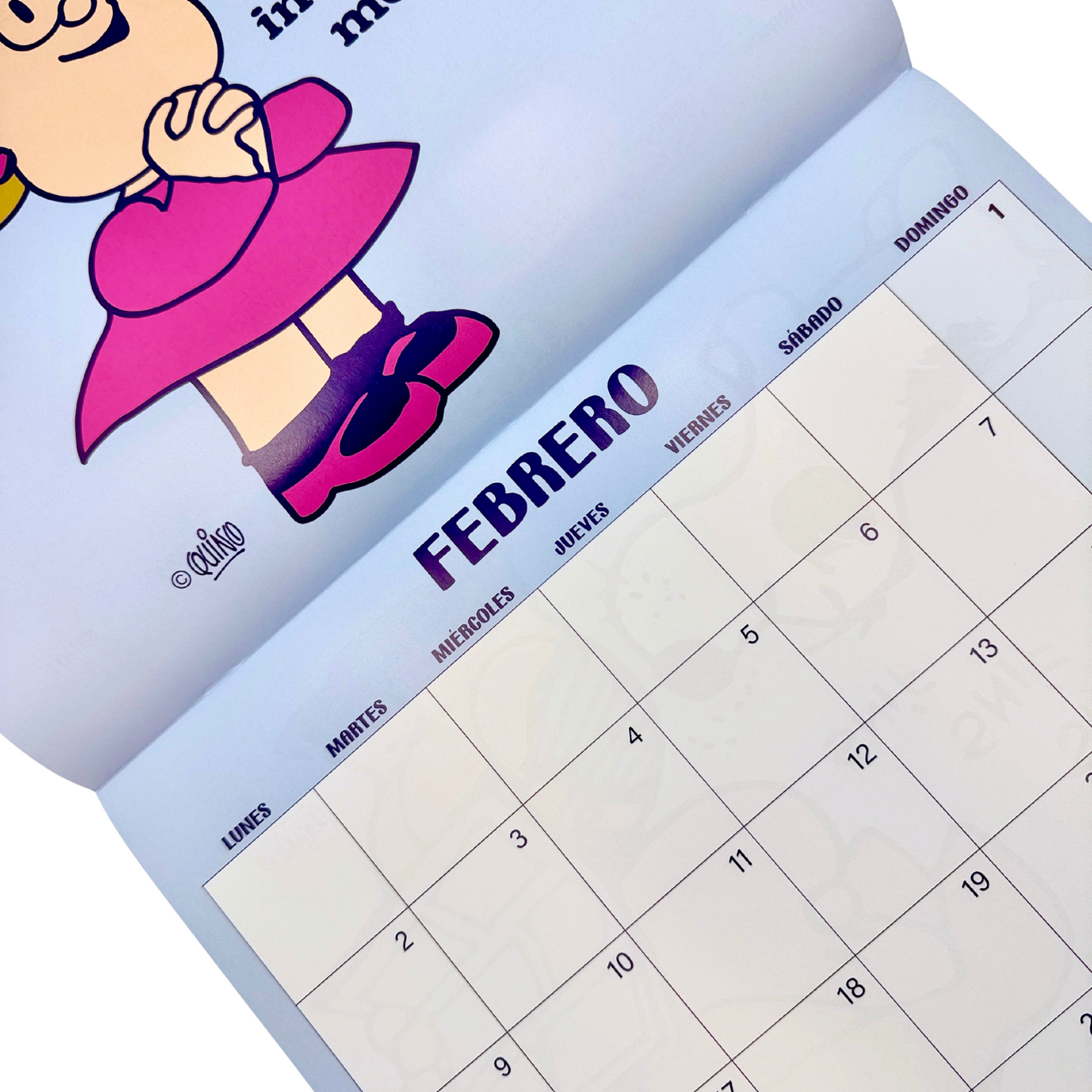 Calendario de Pared 2026 Mafalda