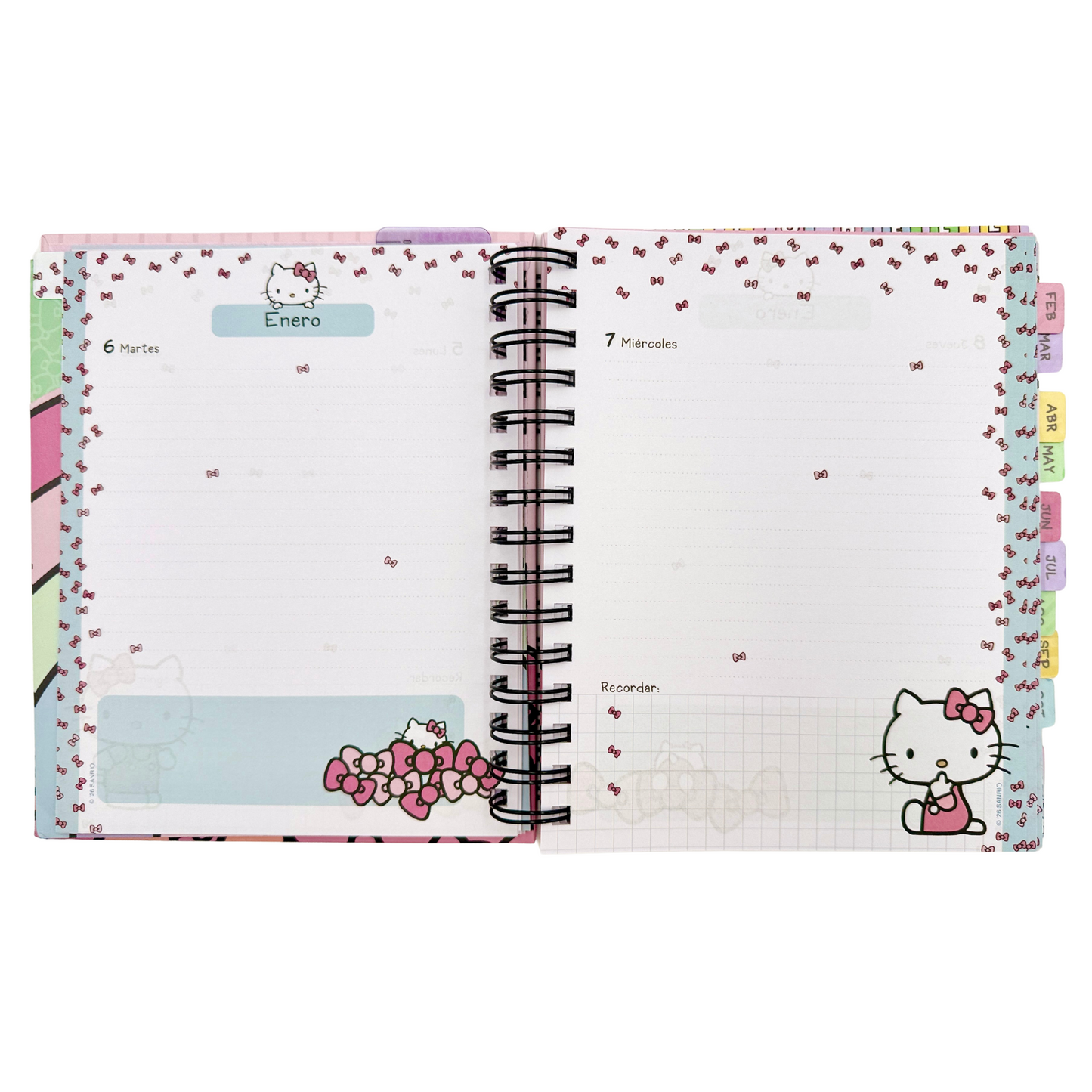 Agenda 2026 Hello Kitty diaria (fucsia)