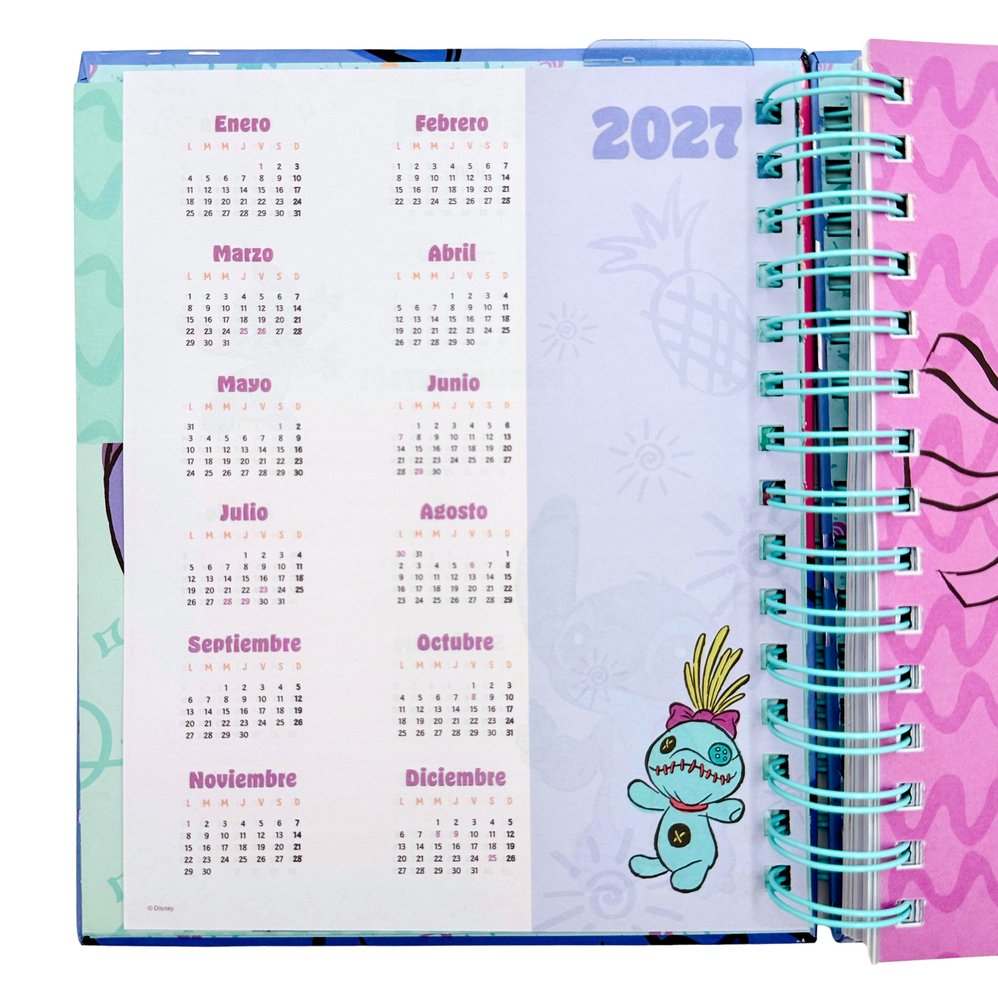 Agenda 2026 Stitch diaria