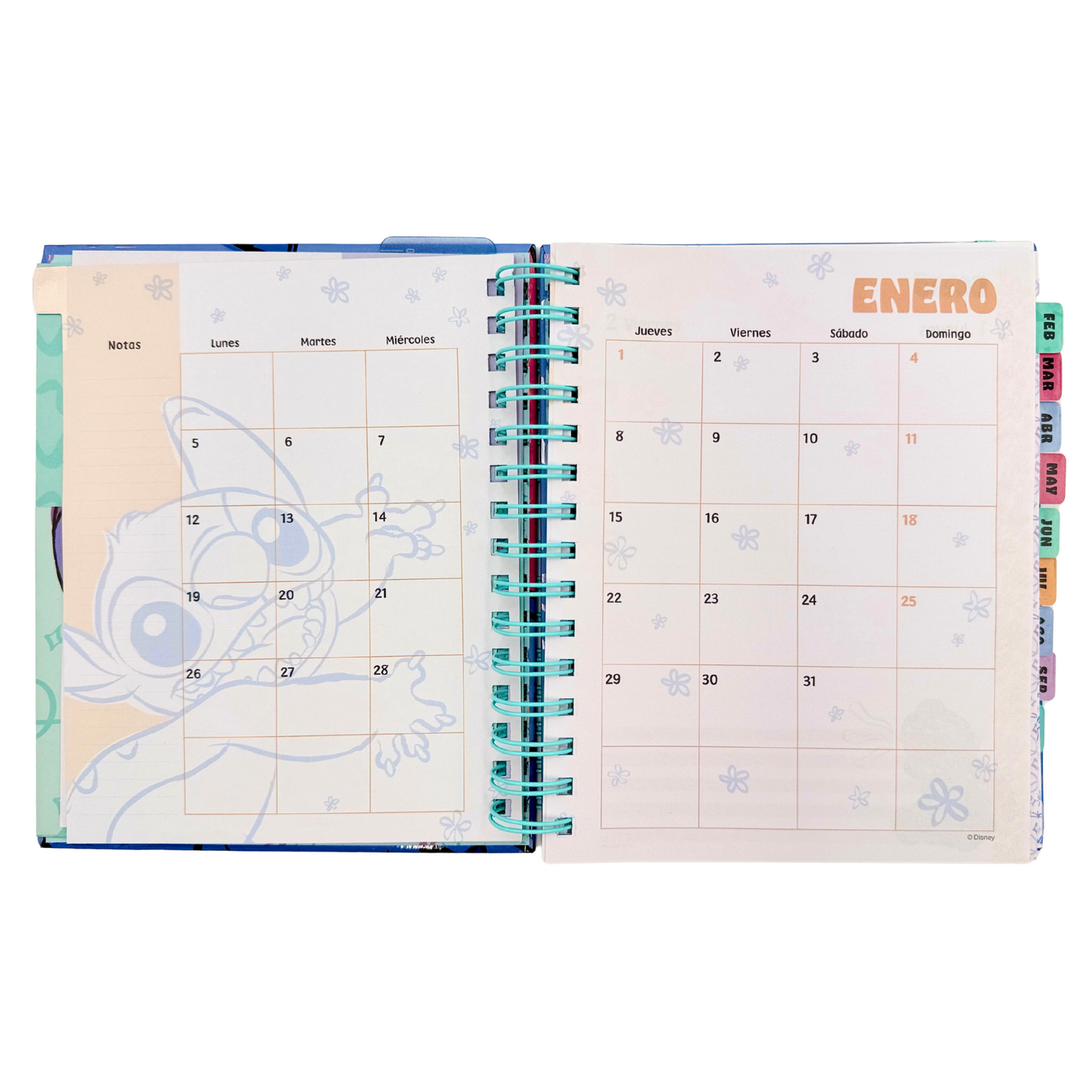 Agenda 2026 Stitch diaria