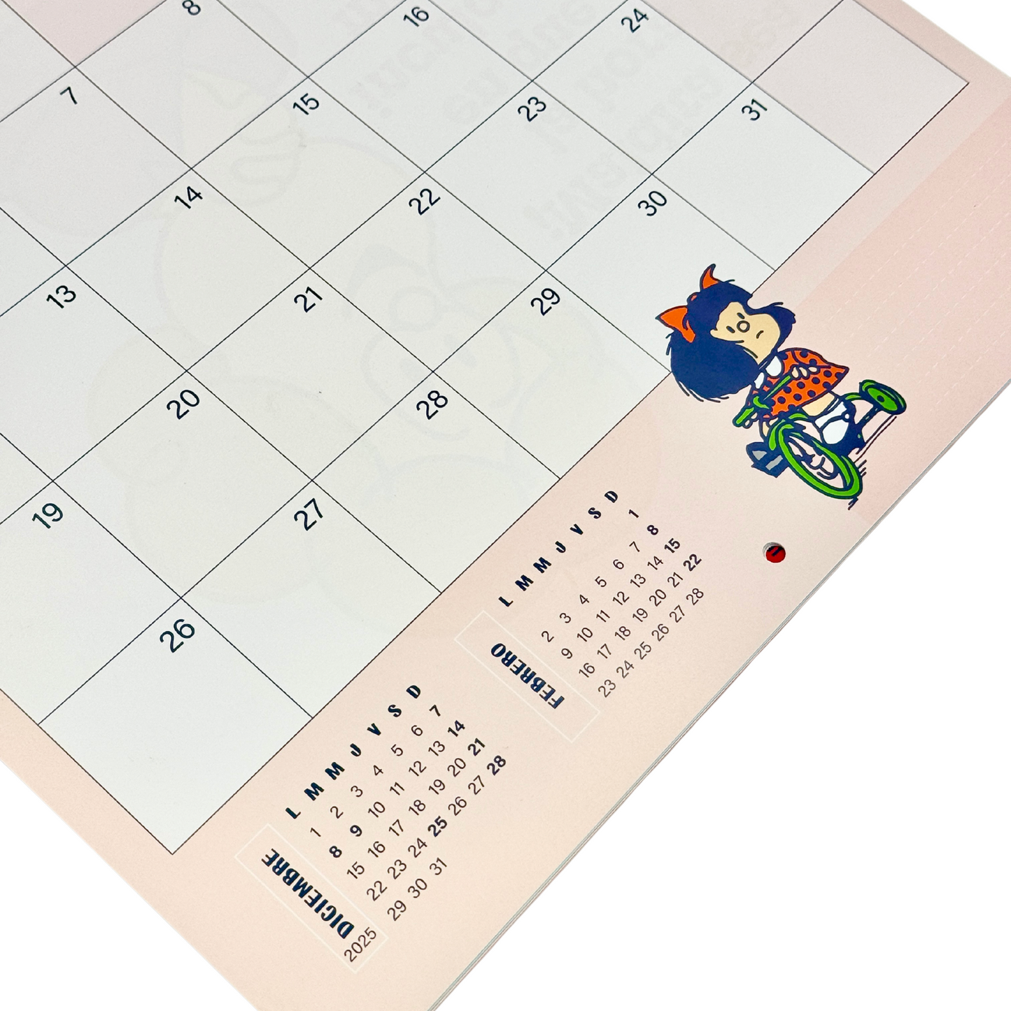 Calendario de Pared 2026 Mafalda