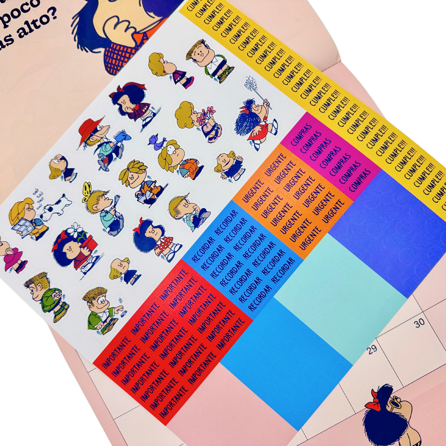 Calendario de Pared 2026 Mafalda