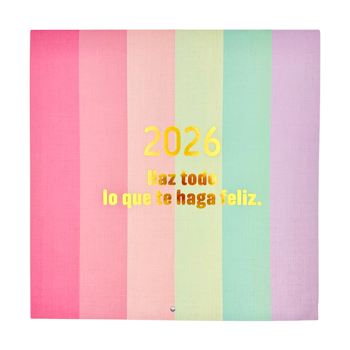 Calendario de Pared 2026 Pastel