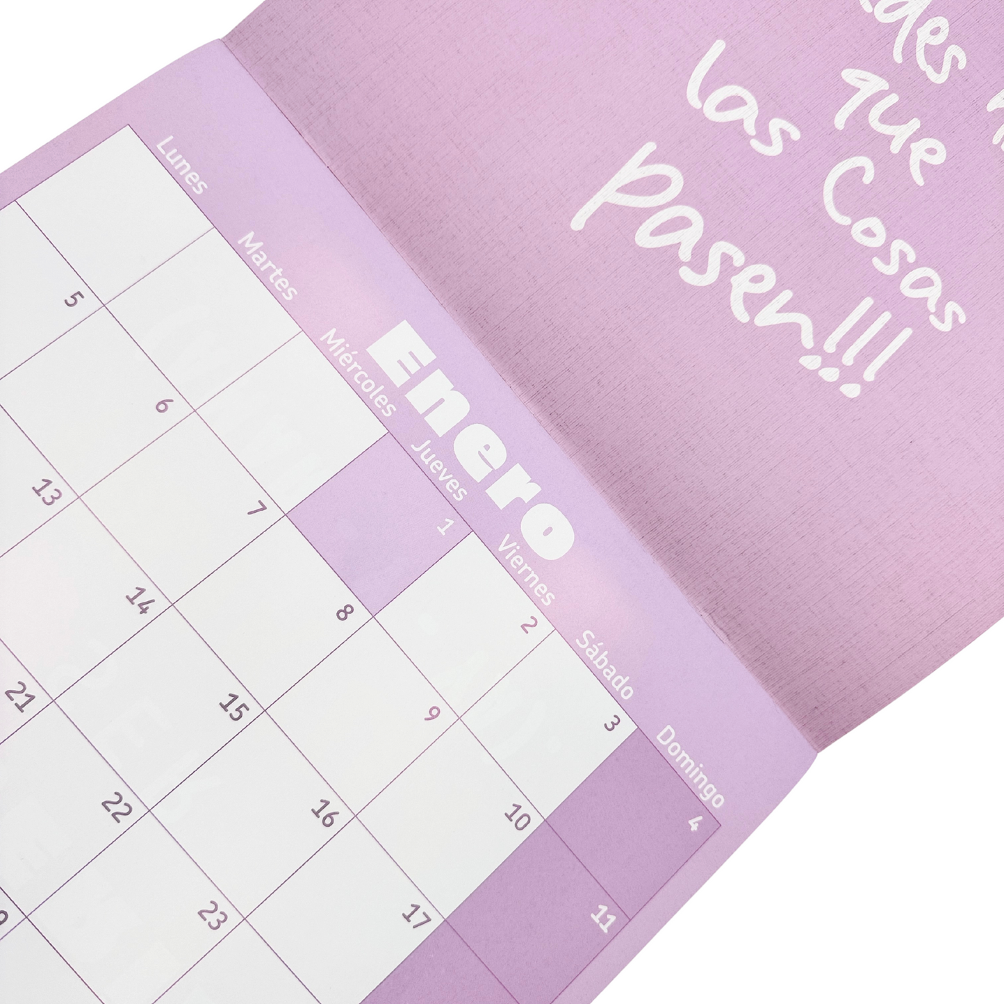 Calendario de Pared 2026 Pastel