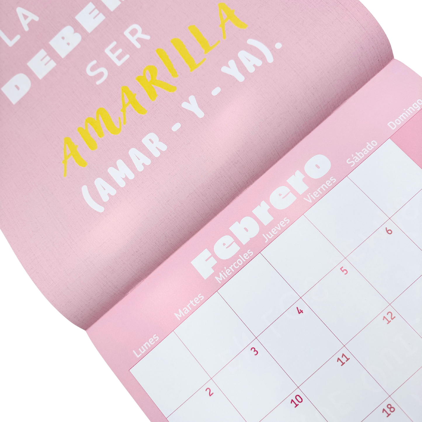 Calendario de Pared 2026 Pastel