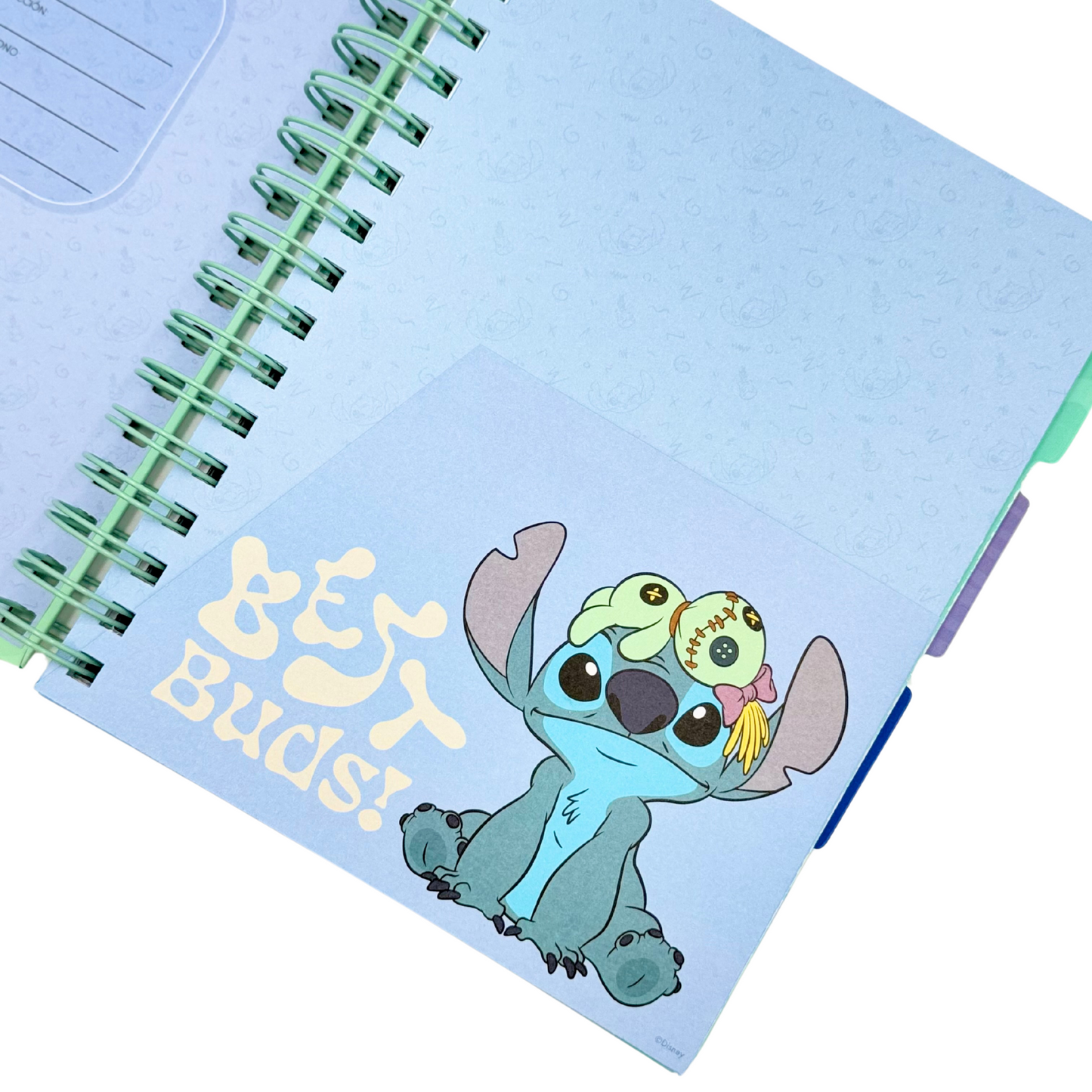Cuaderno A5 Stitch (celeste)