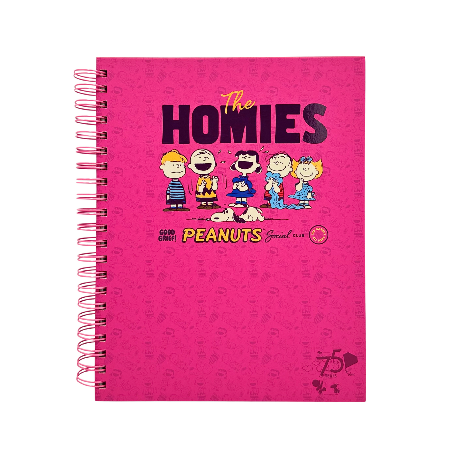 Cuaderno Snoopy A4 (fucsia)