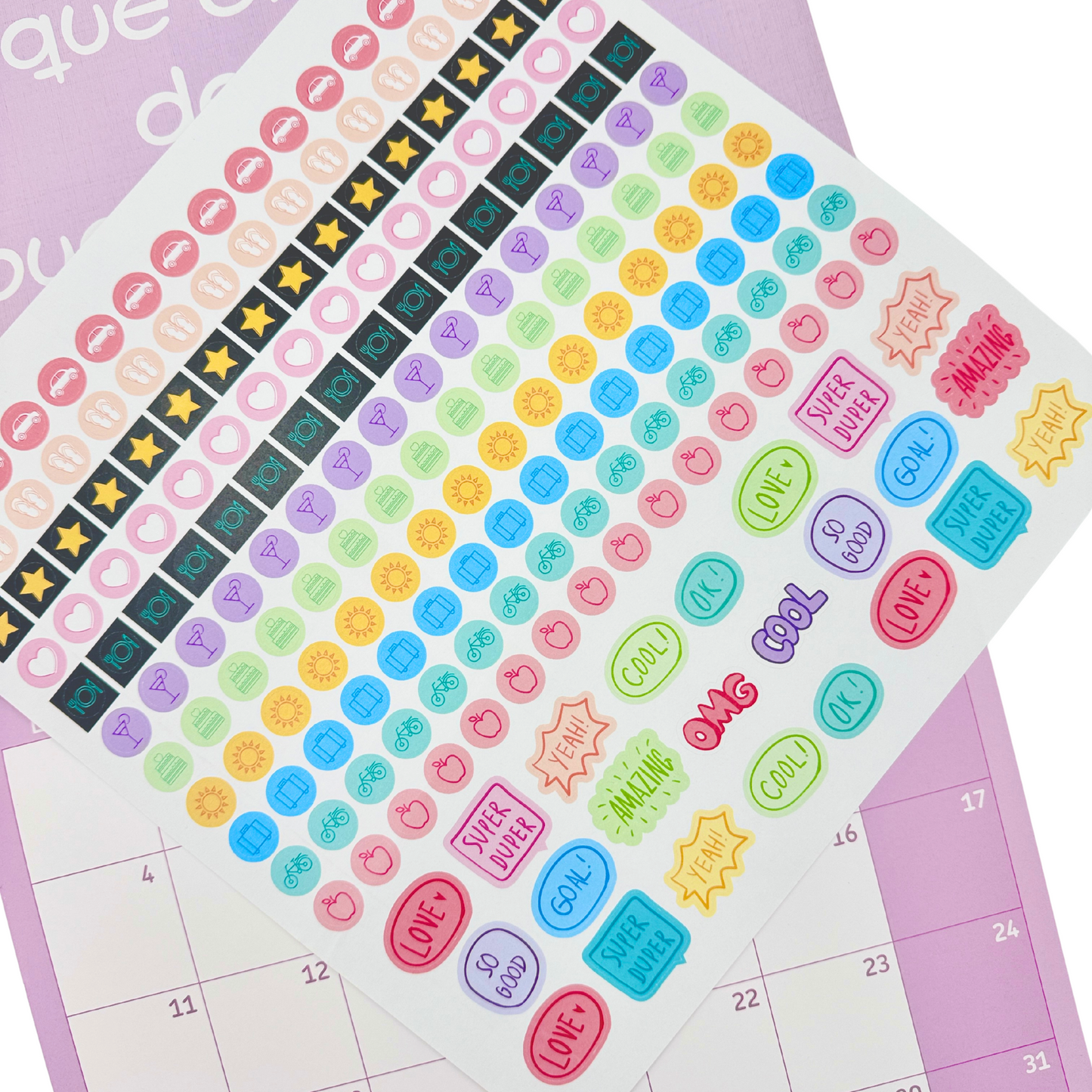 Calendario de Pared 2026 Pastel