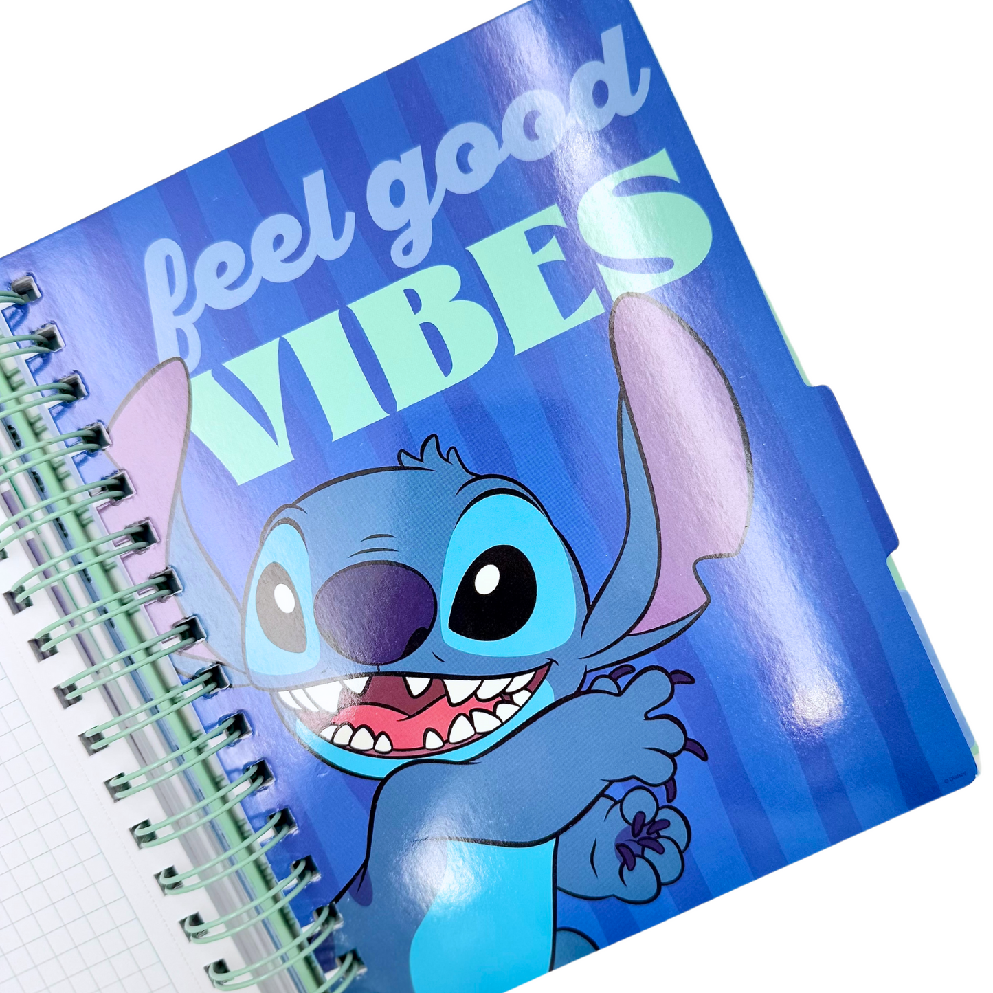 Cuaderno A5 Stitch (celeste)