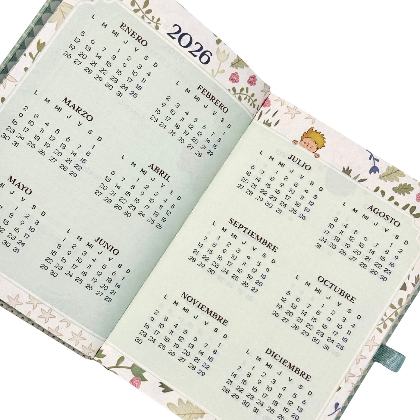 Agenda PP 2026 Principito diaria