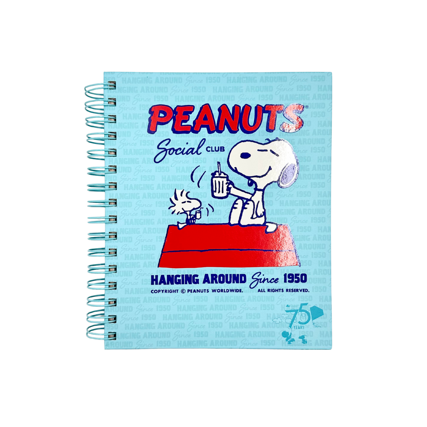 Cuaderno A5 Snoopy (celeste)