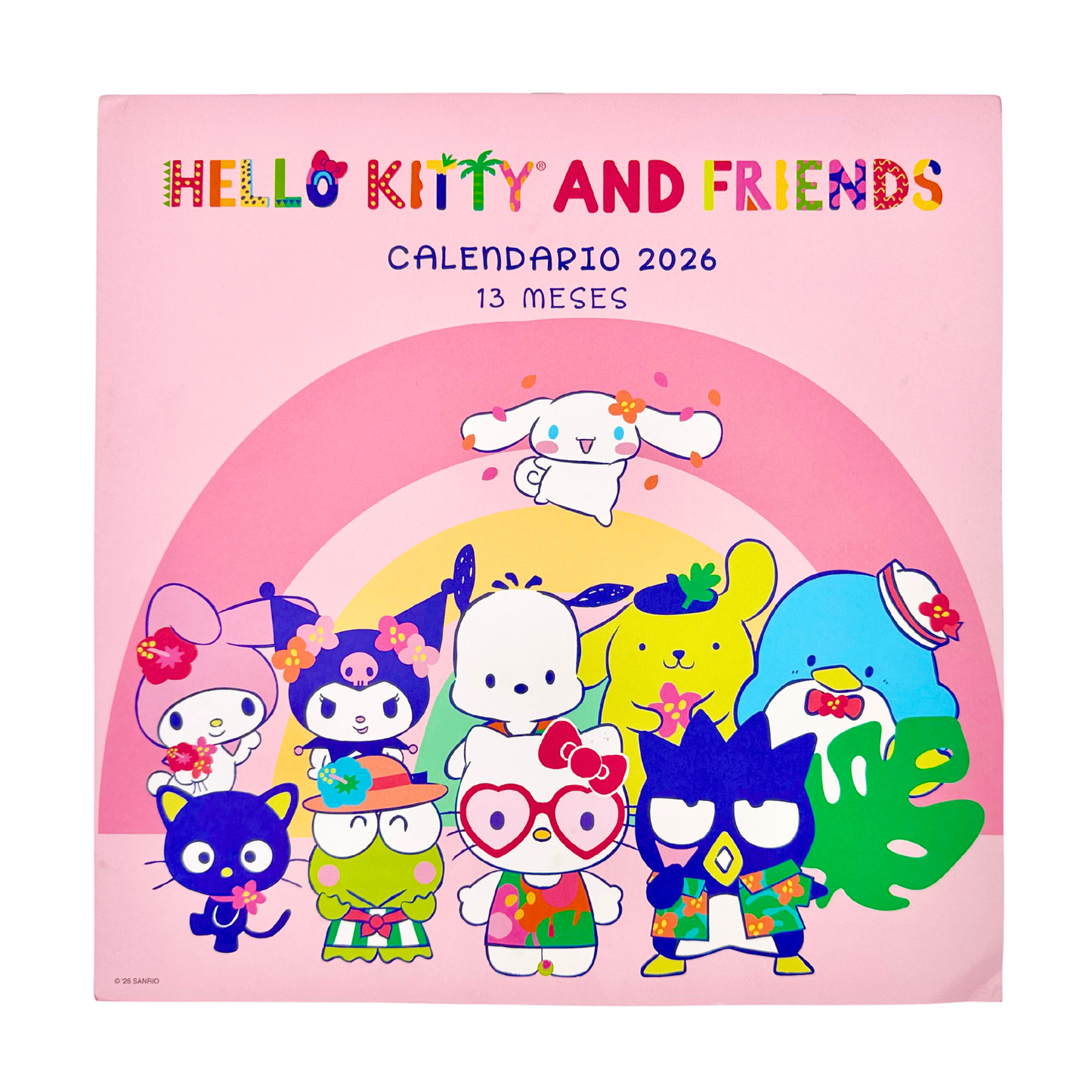 Calendario de Pared 2026 Hello Kitty