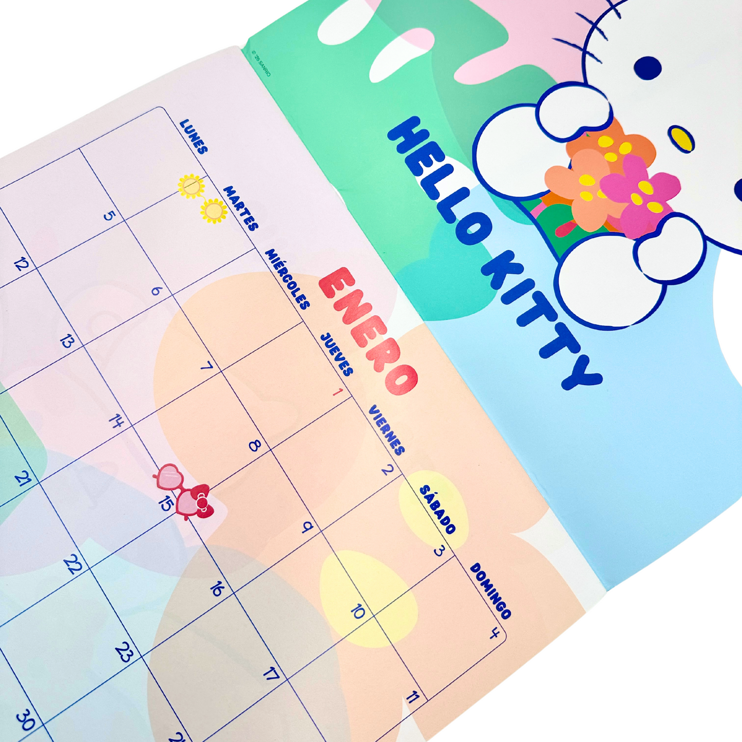 Calendario de Pared 2026 Hello Kitty