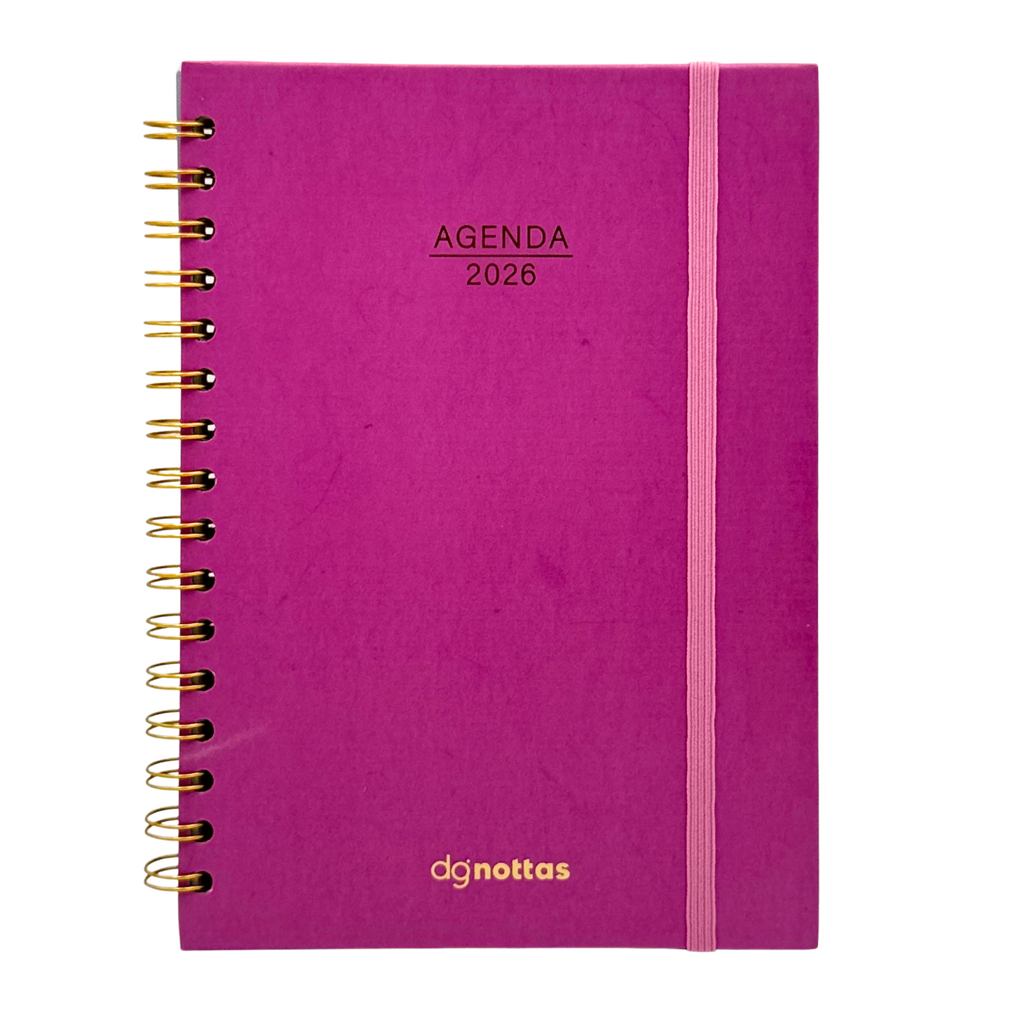 Agenda Minimal 2026 (fucsia)