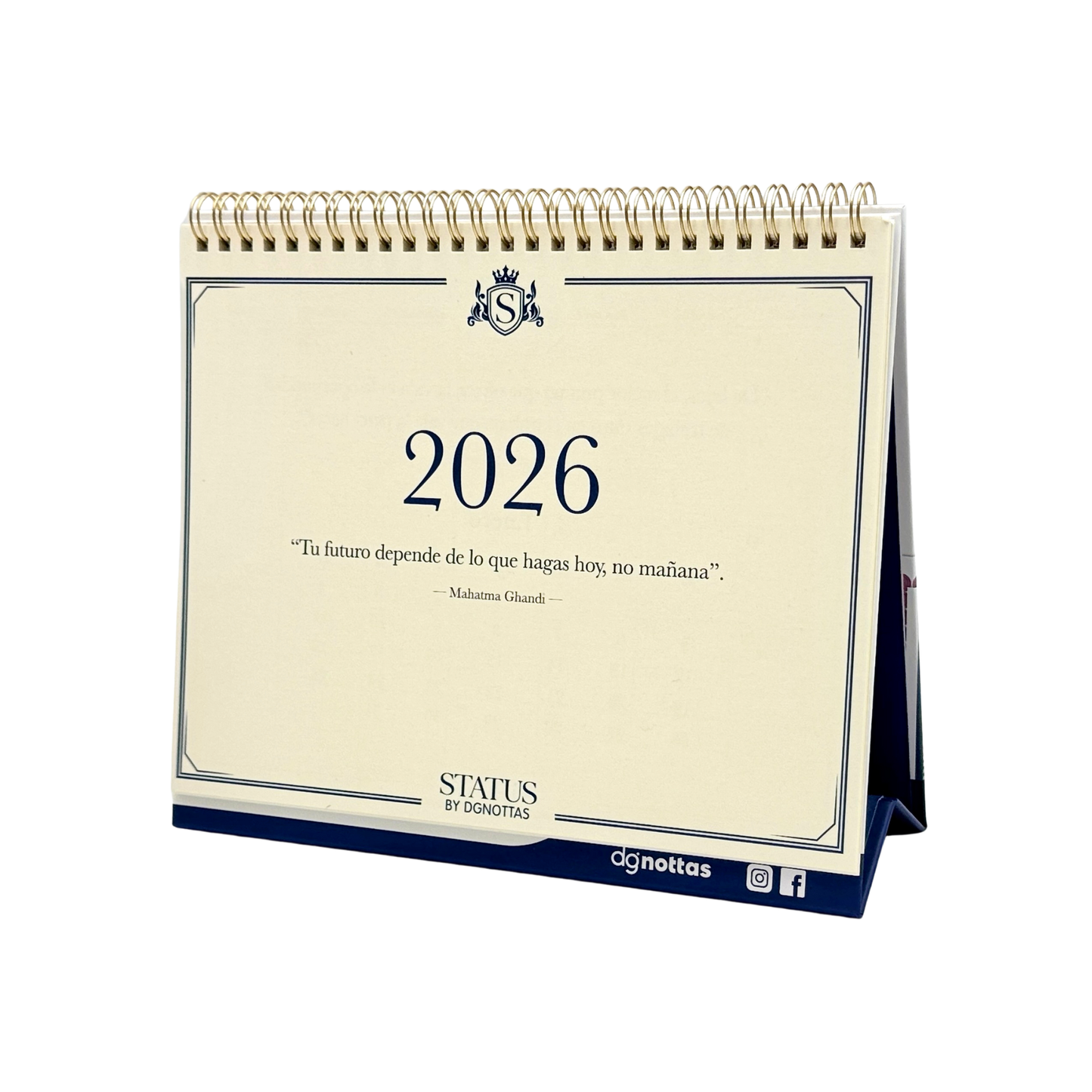 Calendario escritorio 2026 ejecutivo