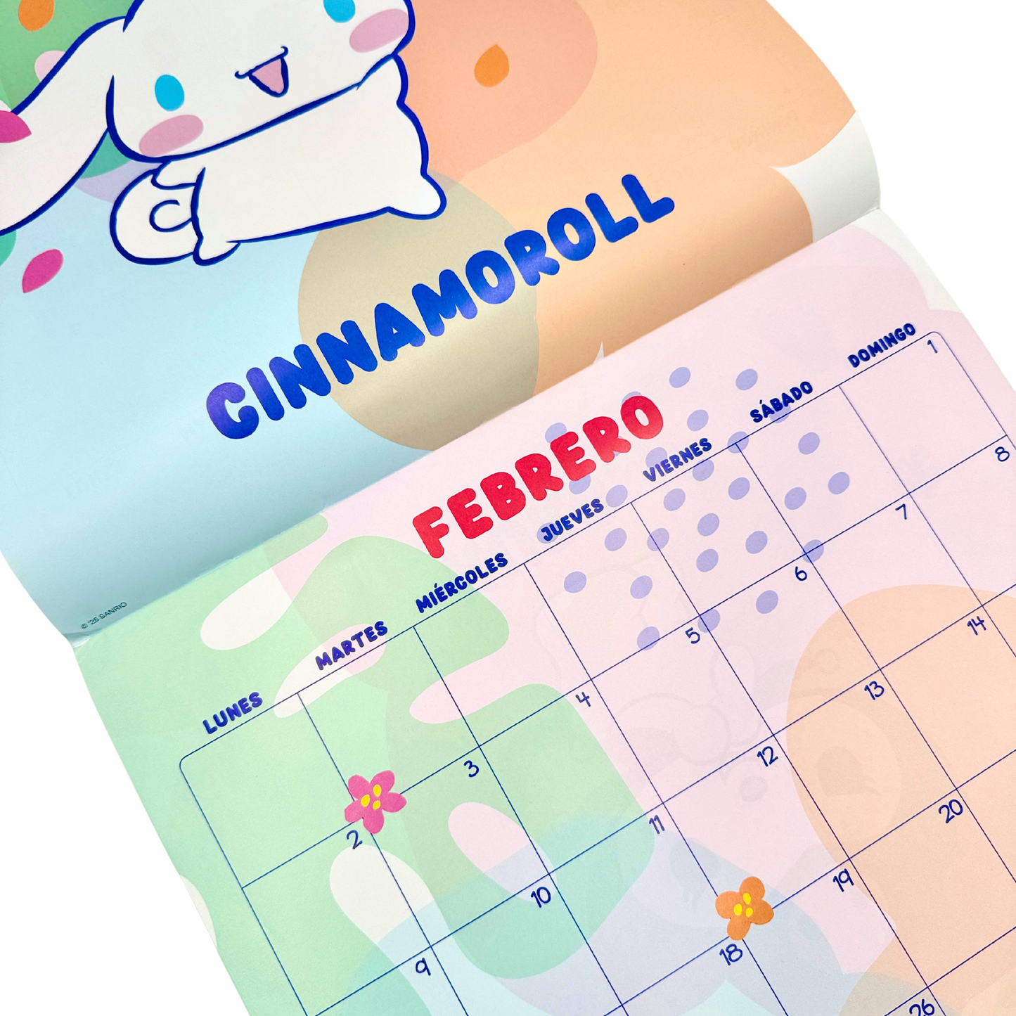Calendario de Pared 2026 Hello Kitty
