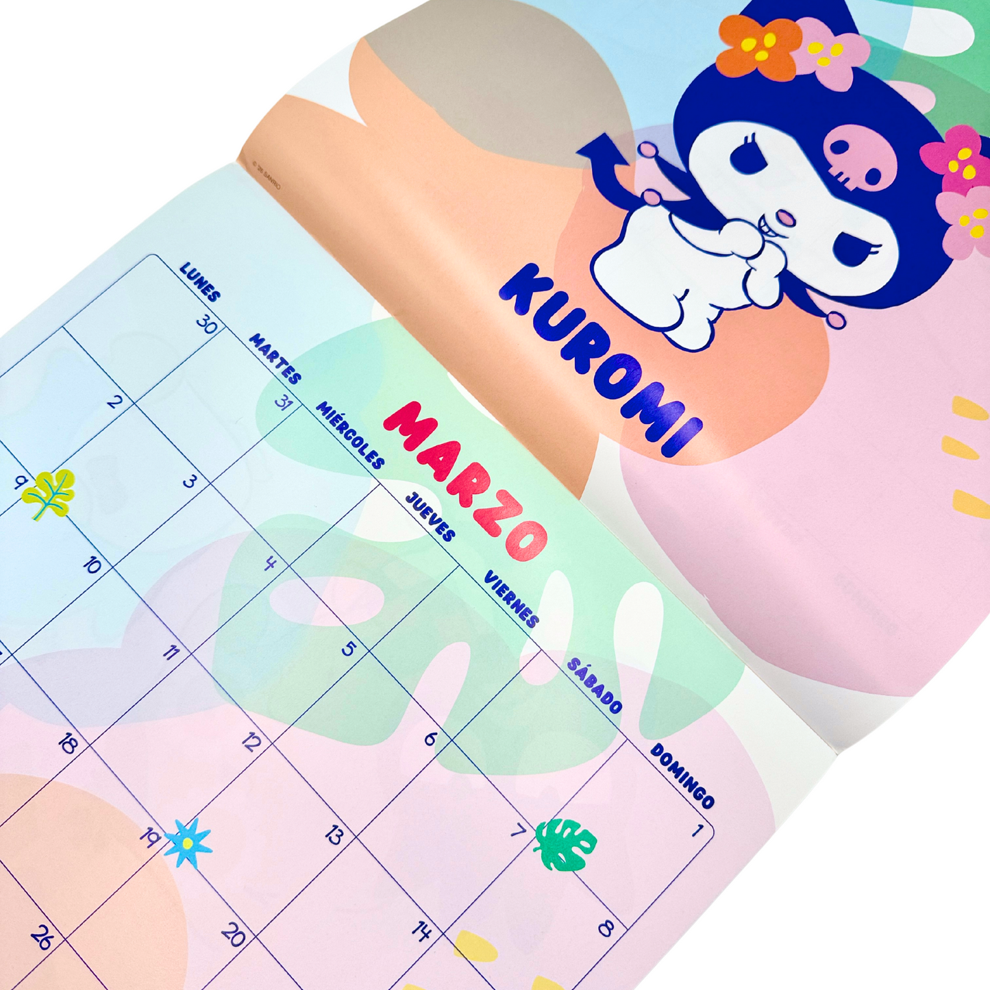 Calendario de Pared 2026 Hello Kitty