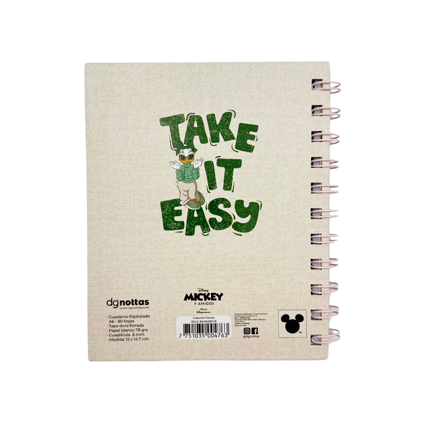 Libreta A6 Disney (crema)
