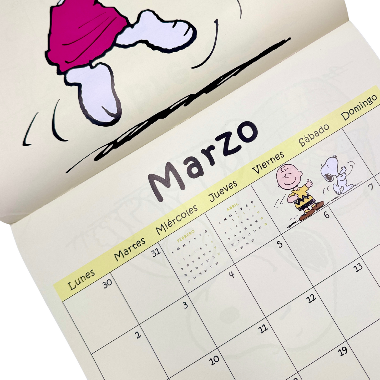 Calendario de Pared 2026 Snoopy