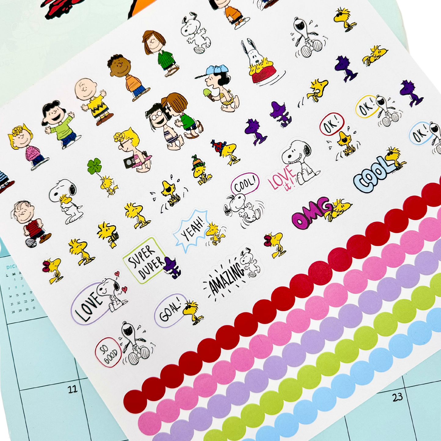 Calendario de Pared 2026 Snoopy