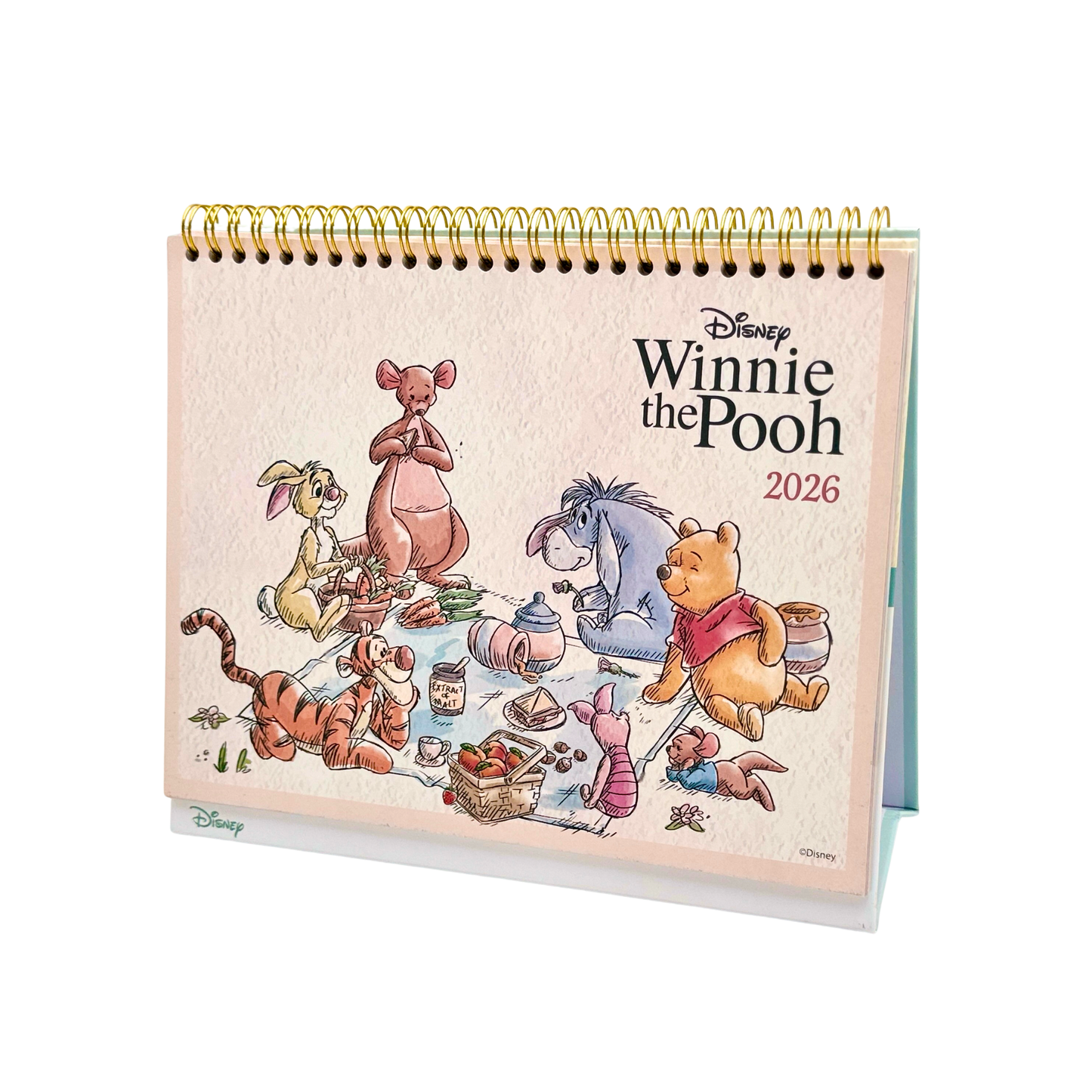 Calendario escritorio 2026 Pooh