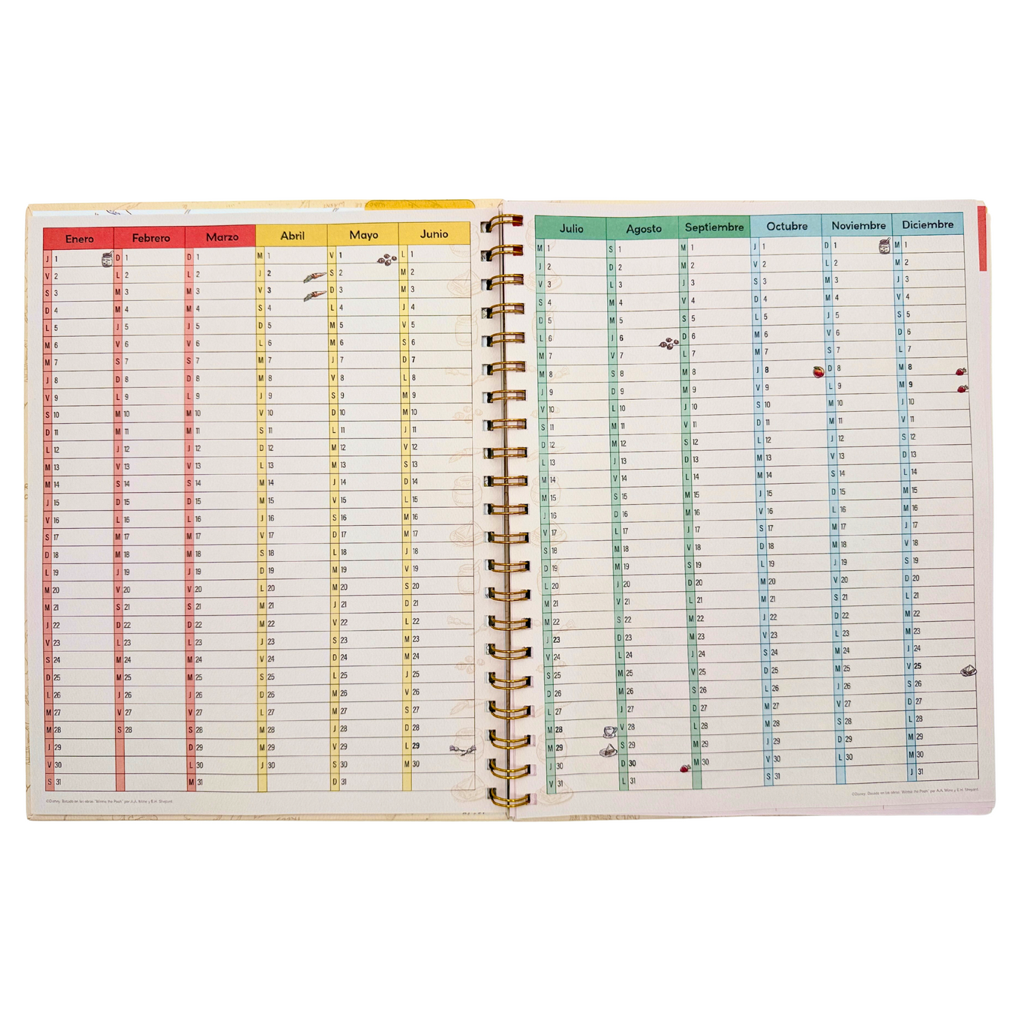 Brief Planner 2026 Winnie Pooh