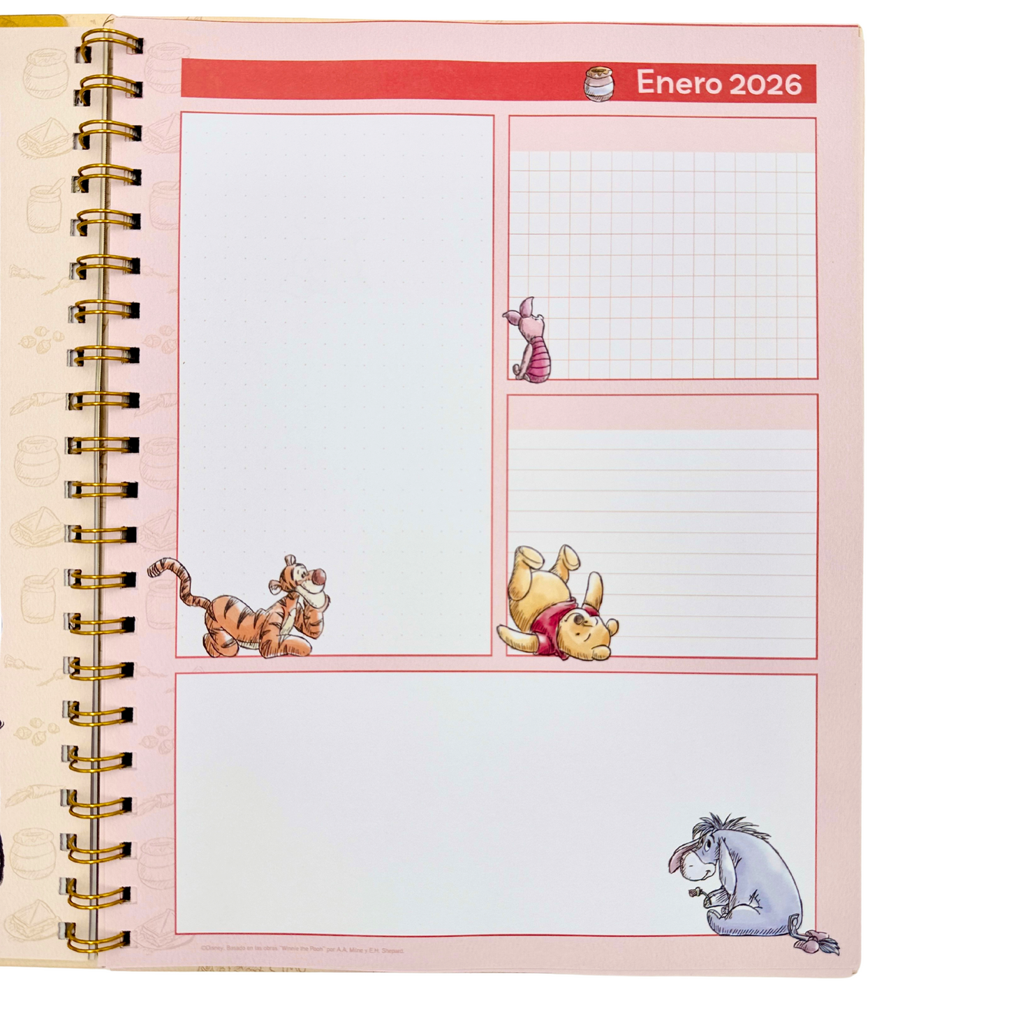 Brief Planner 2026 Winnie Pooh