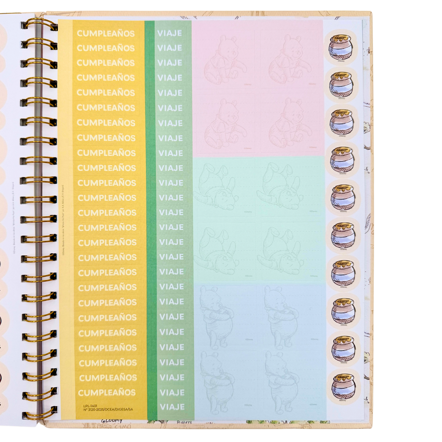 Brief Planner 2026 Winnie Pooh