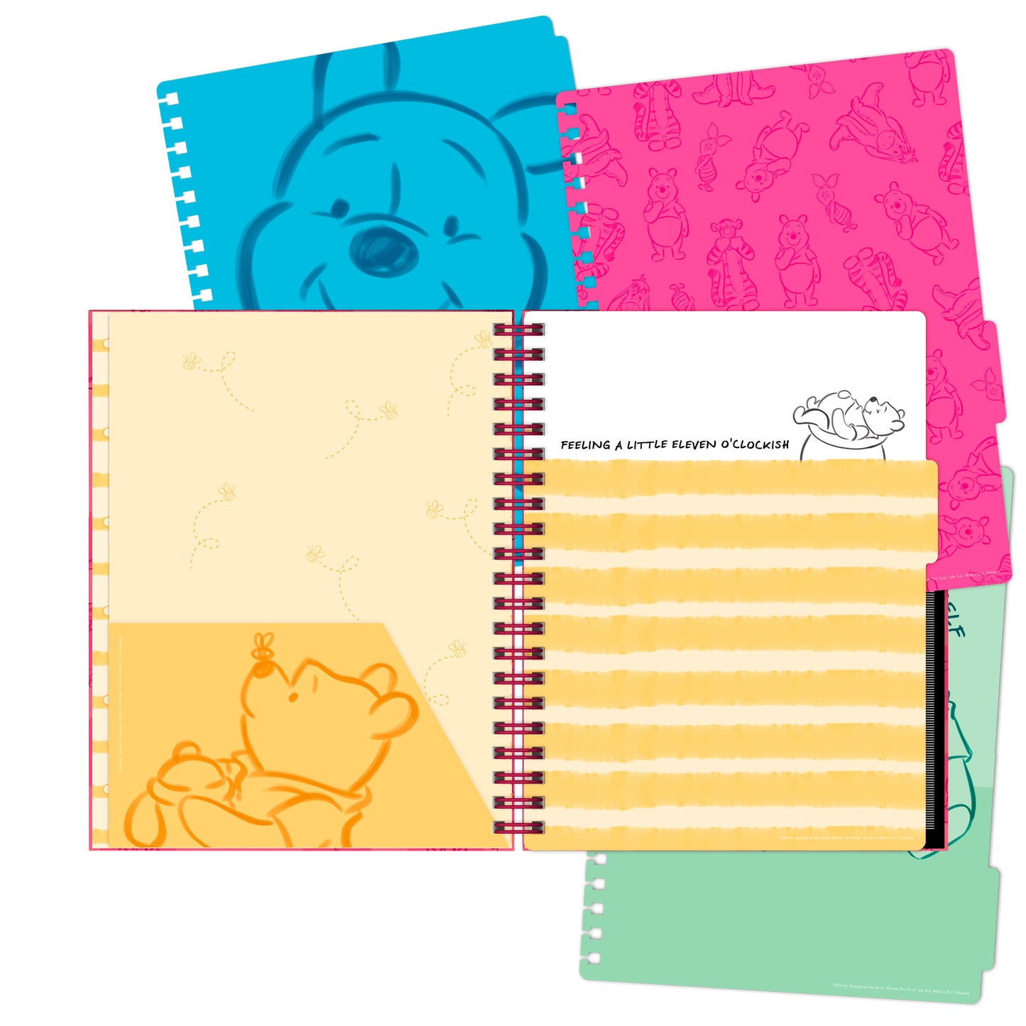 Cuaderno A4 Disney Iconic Pooh verde