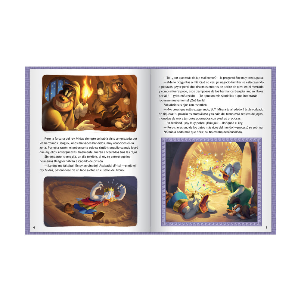 Donald y Scrooge en Rey Midas