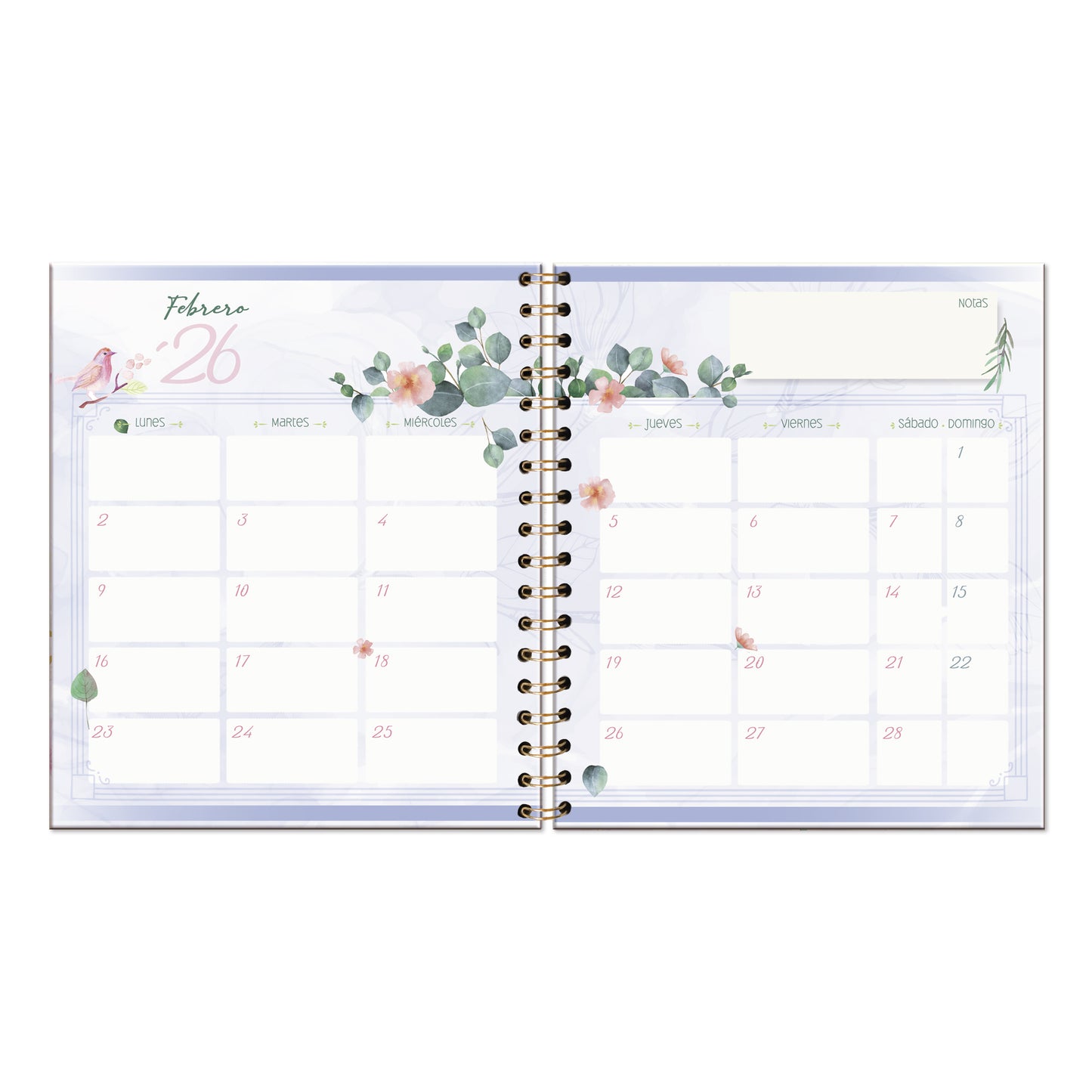 Agenda PP 2026 Floral Semanal