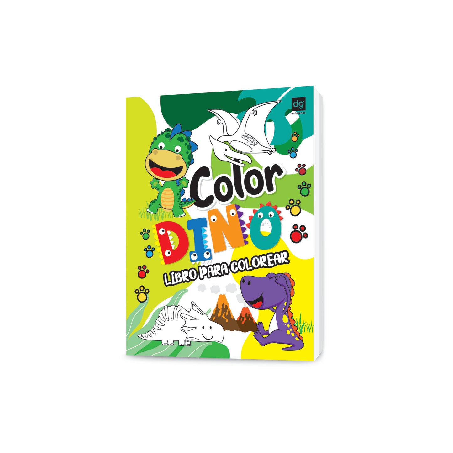 Colorea niños color dino