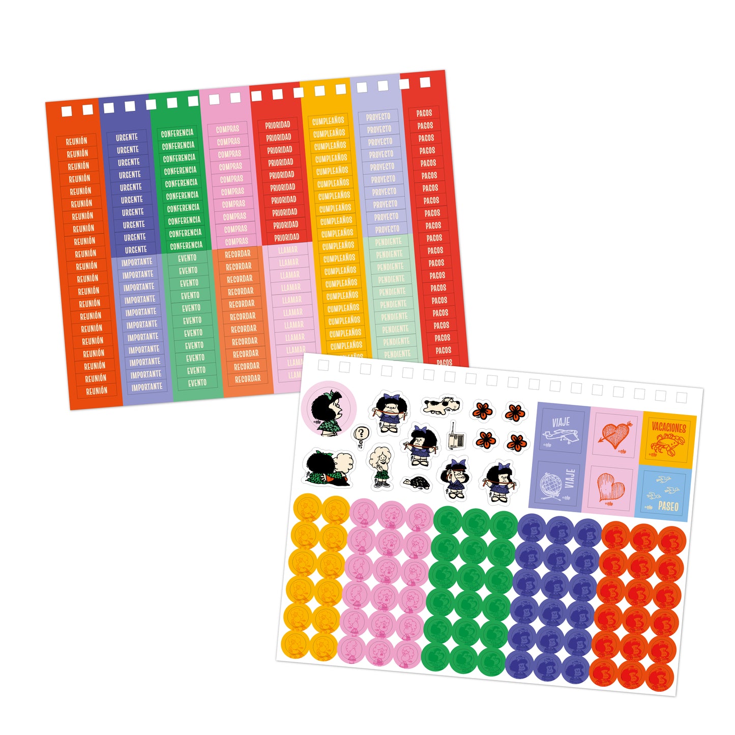 Calendario escritorio 2026 Mafalda