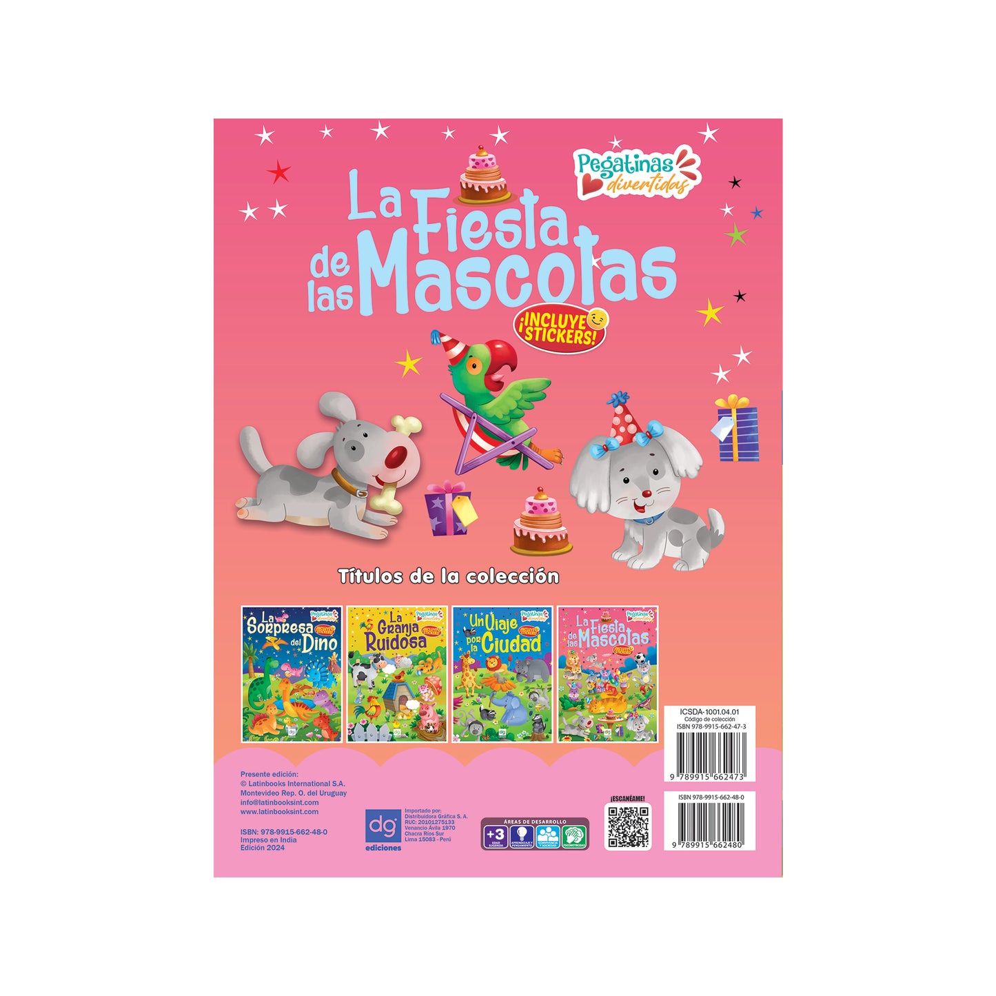 Pegatinas divertidas Mascotas