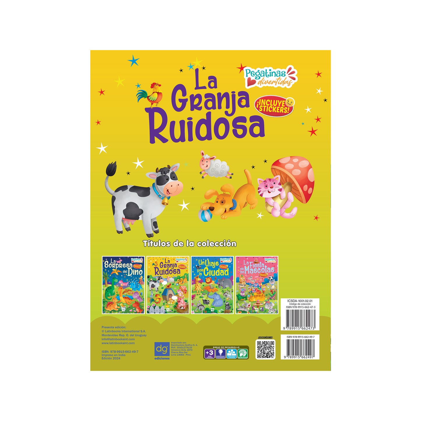 Pegatinas divertidas La granja