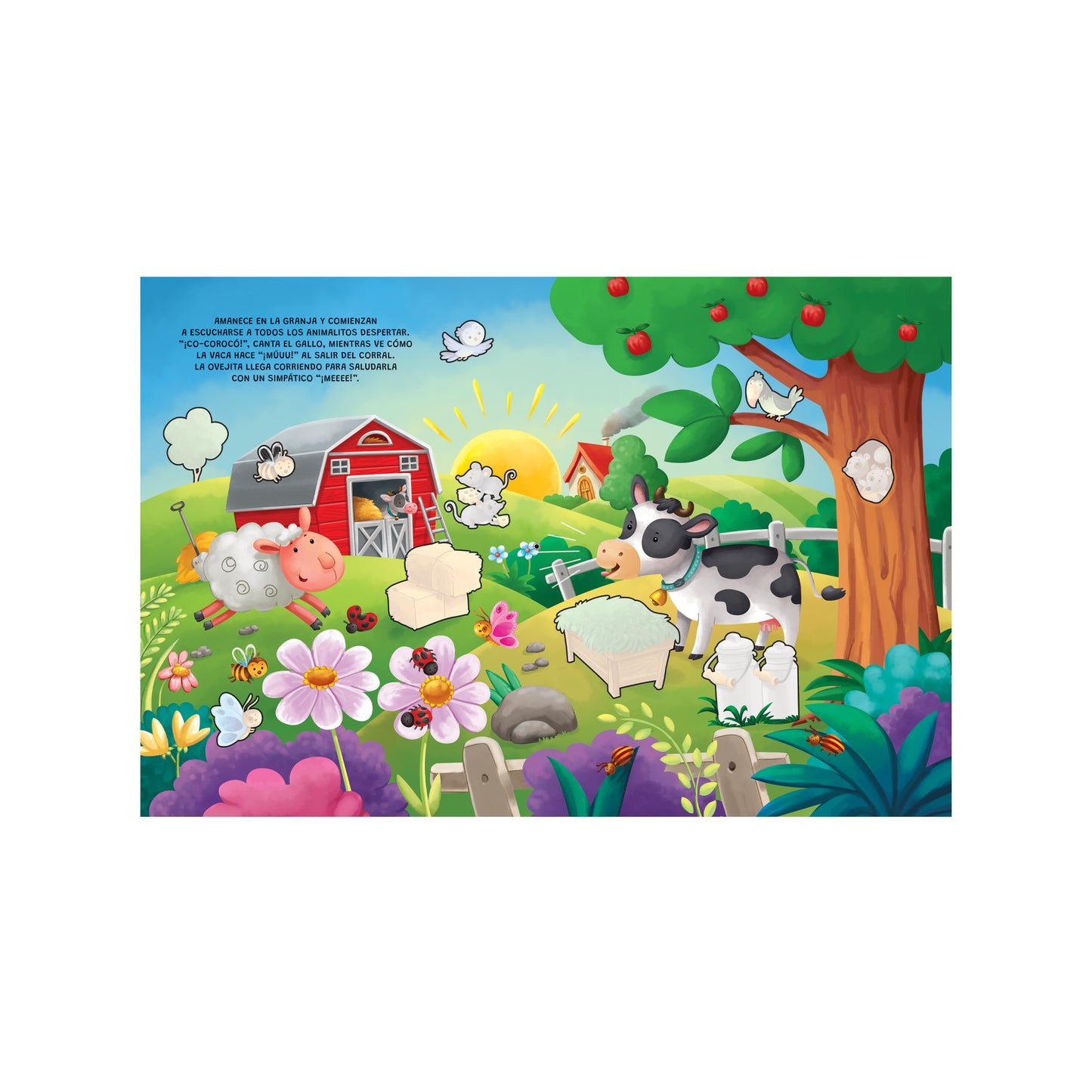 Pegatinas divertidas La granja