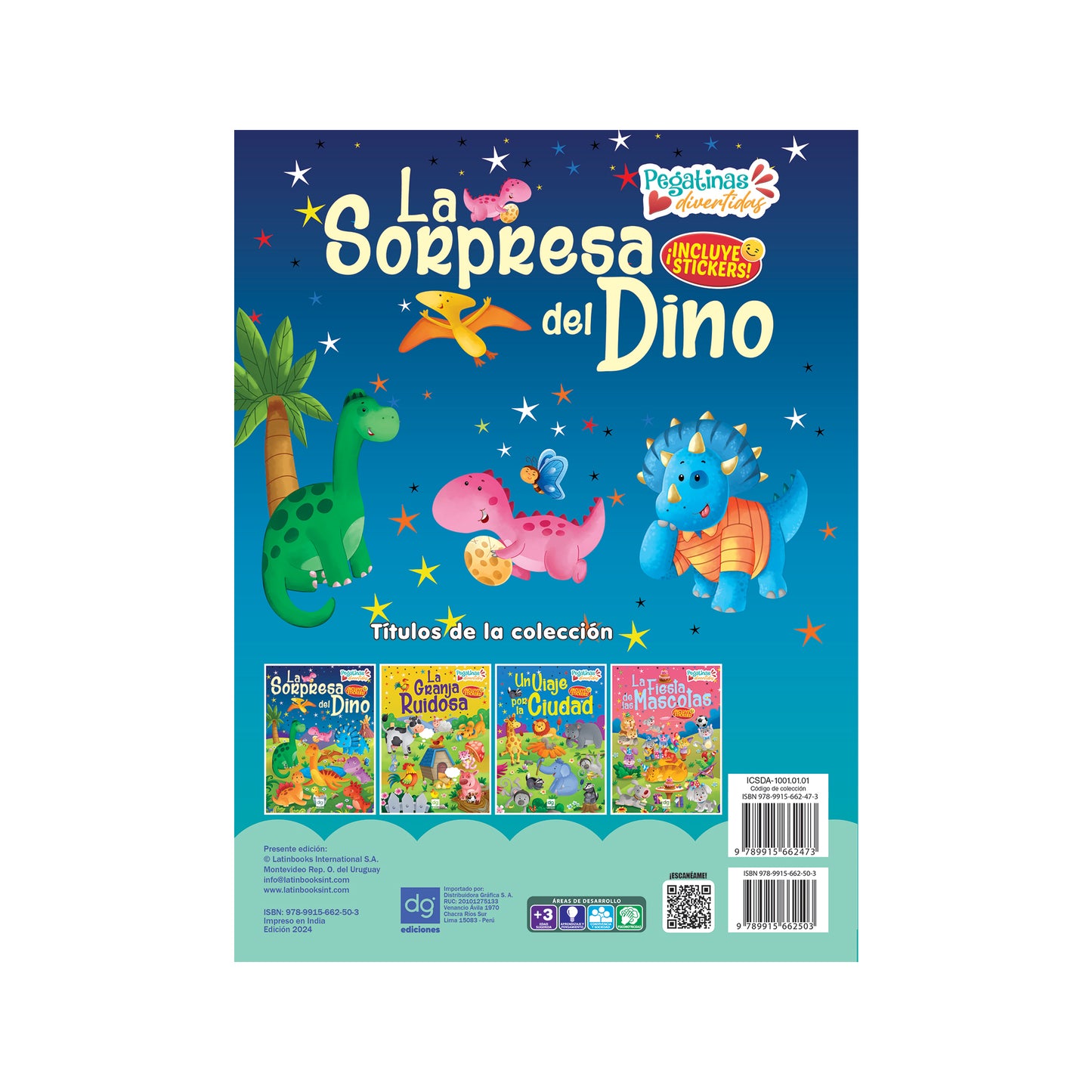 Pegatinas divertidas Dino