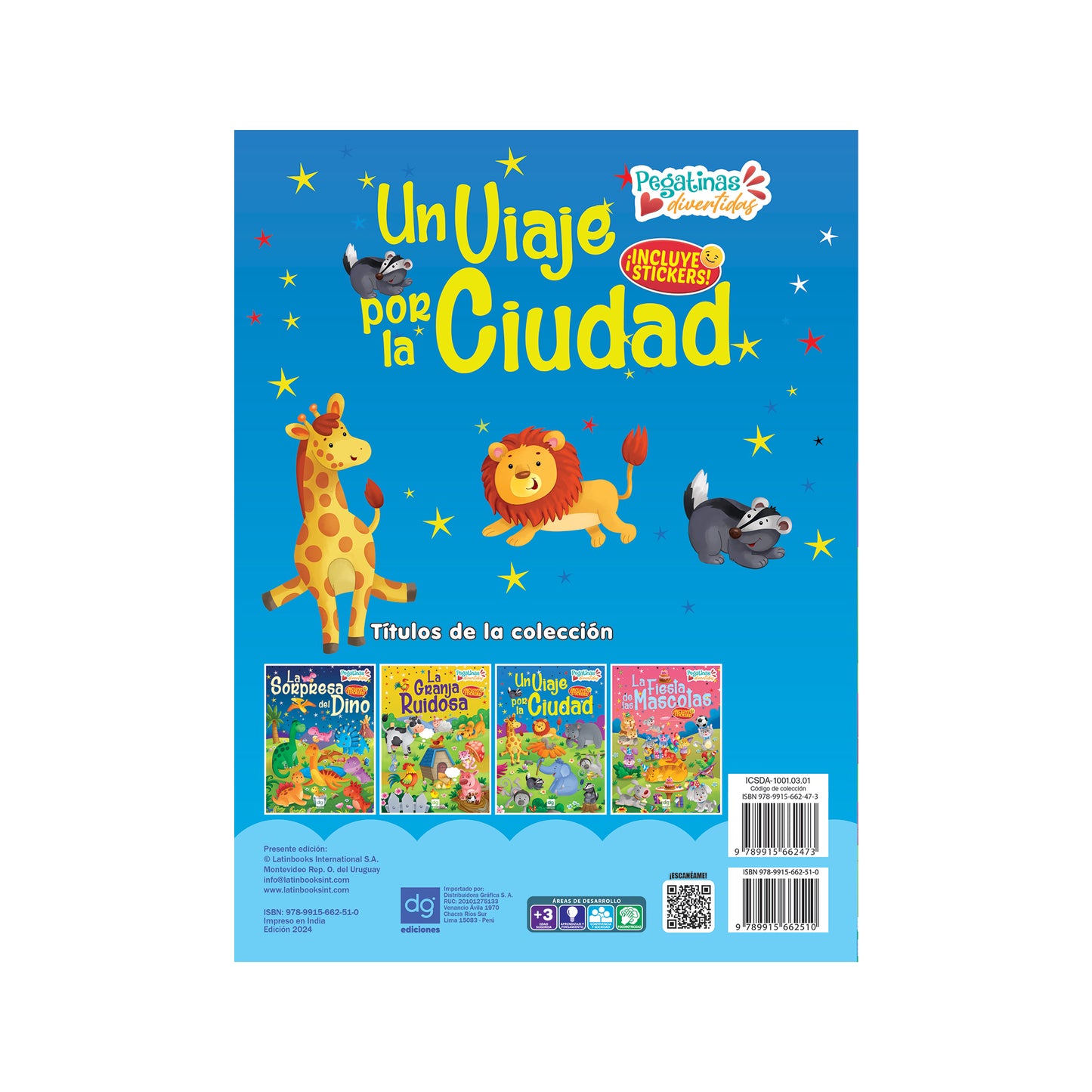 Pegatinas divertidas Ciudad