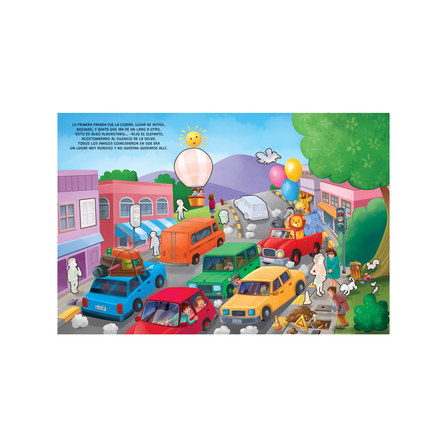 Pegatinas divertidas Ciudad