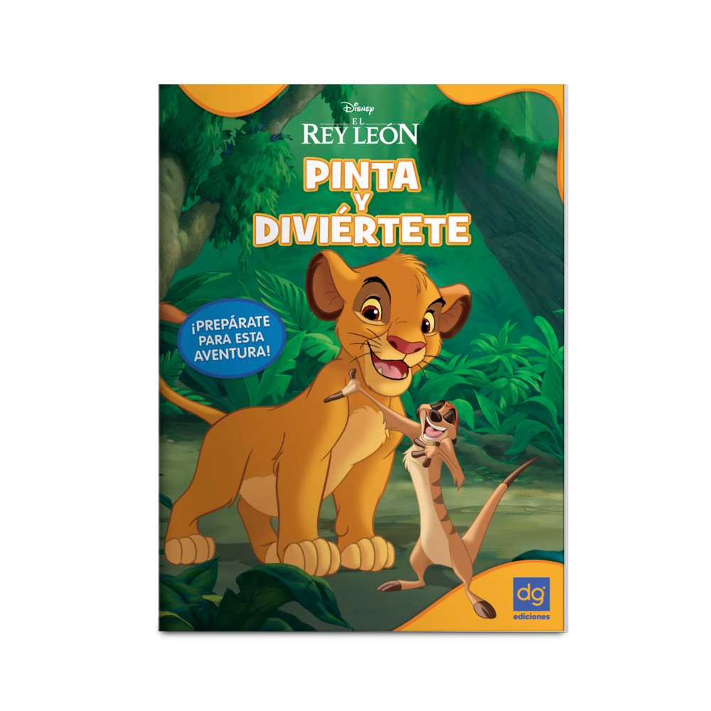 El rey León Pinta y Diviértete