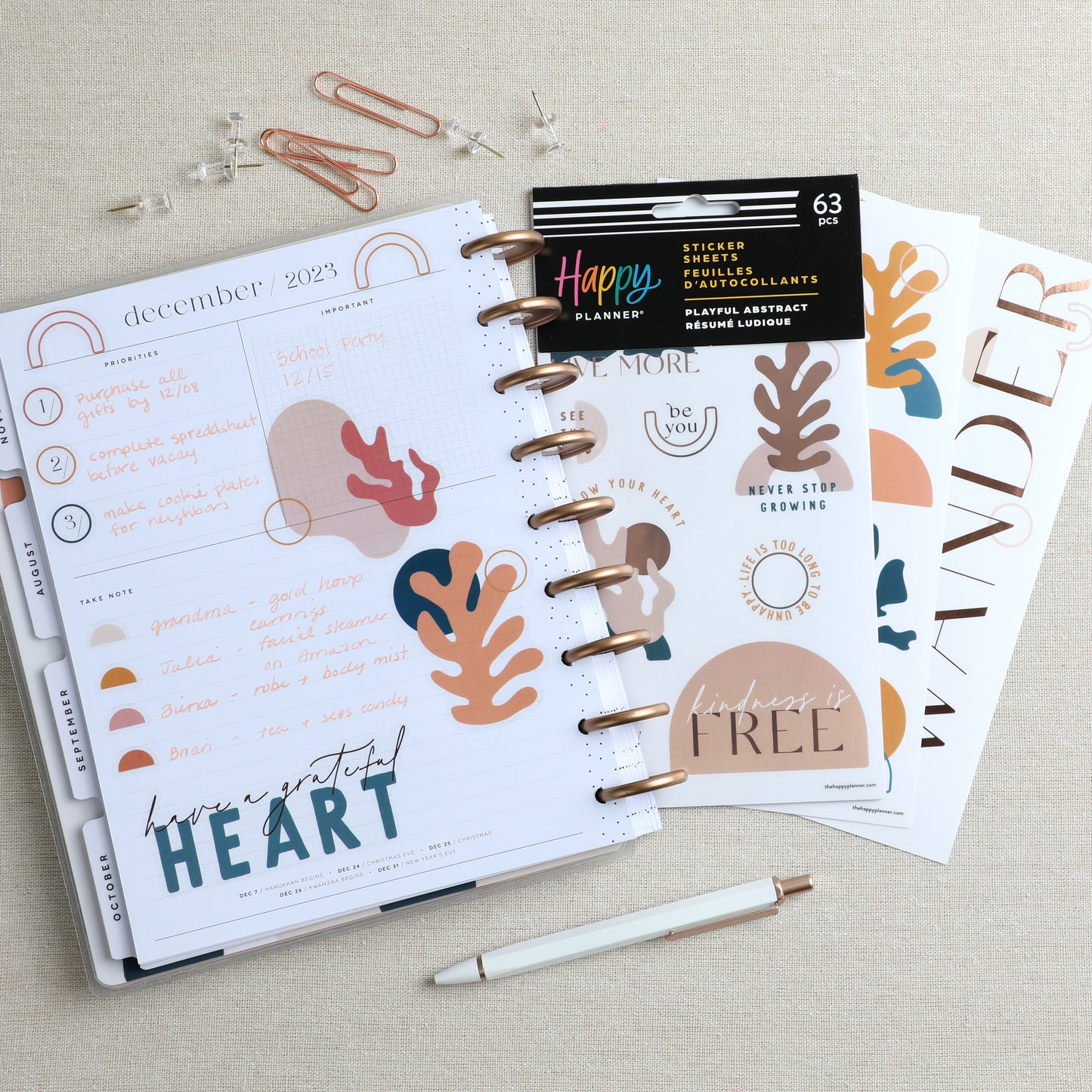 HP Pack Sticker 5 hojas Playful