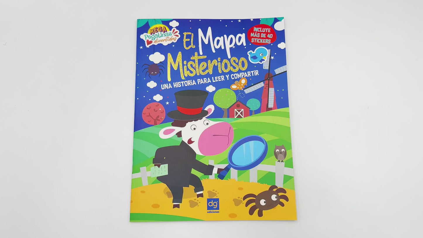 Cargar y reproducir el video en el visor de la galería, Historias Megapegatinas divertidas El mapa misterioso