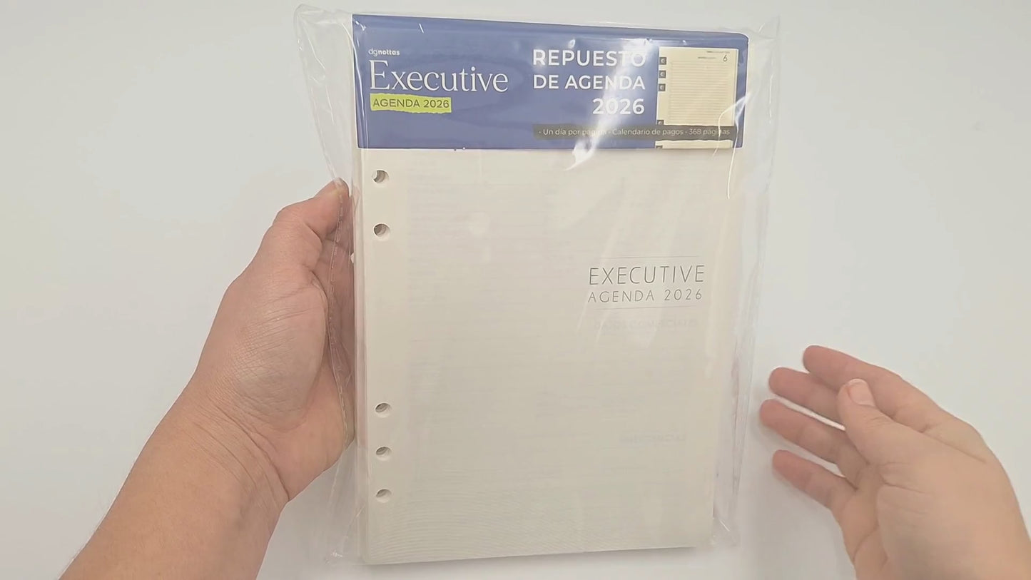 Cargar y reproducir el video en el visor de la galería, Repuesto Agenda Vip Executive 2026