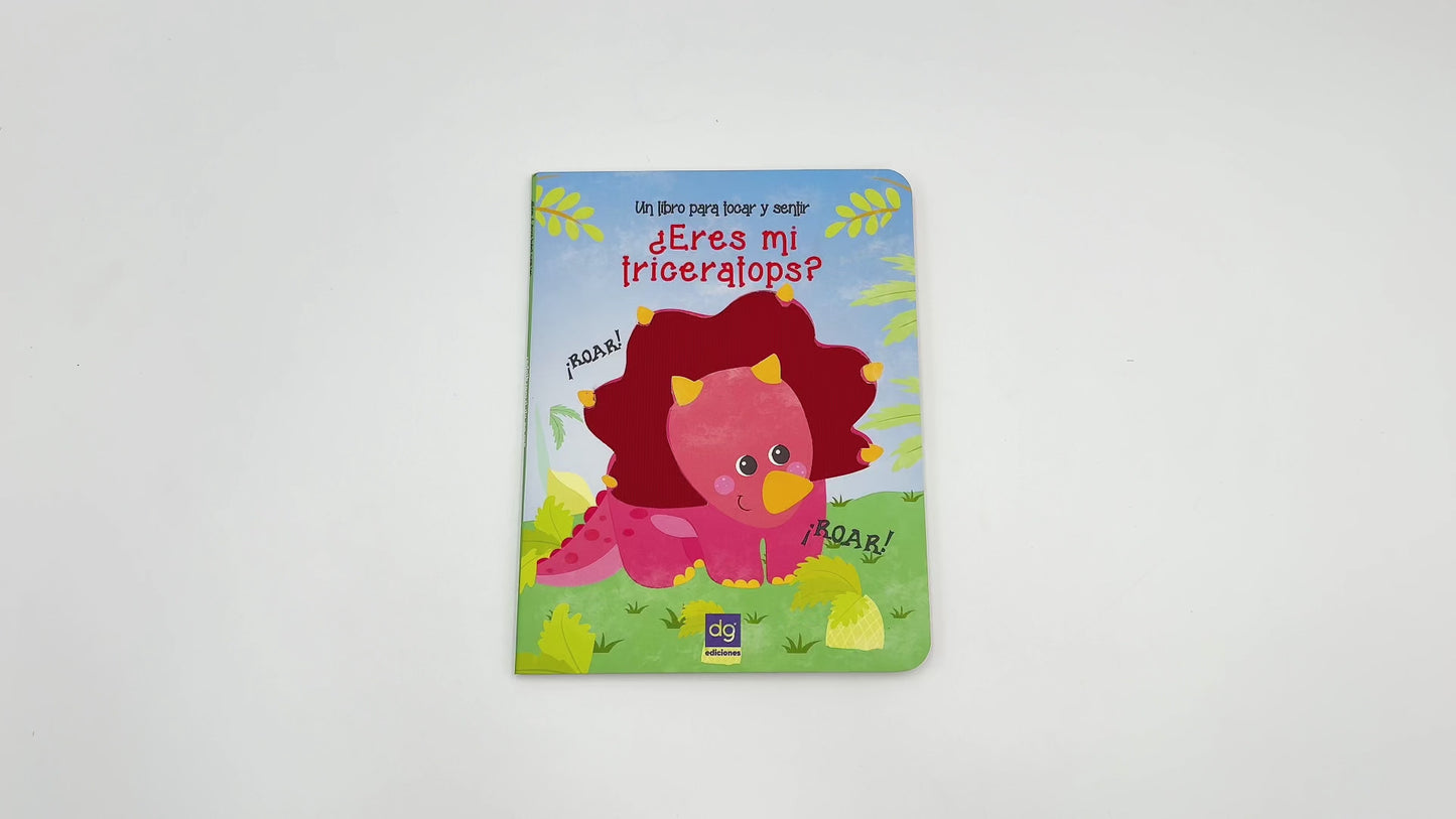 Cargar y reproducir el video en el visor de la galería, Historias para tocar y sentir triceratopos