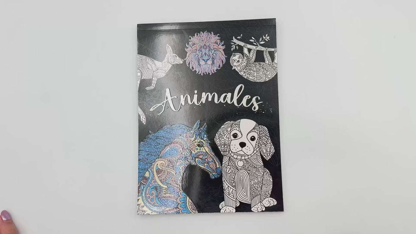 Cargar y reproducir el video en el visor de la galería, Glitter Mandala Animales