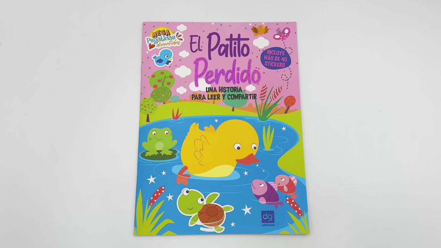 Cargar y reproducir el video en el visor de la galería, Historias Megapegatinas divertidas El patito perdido