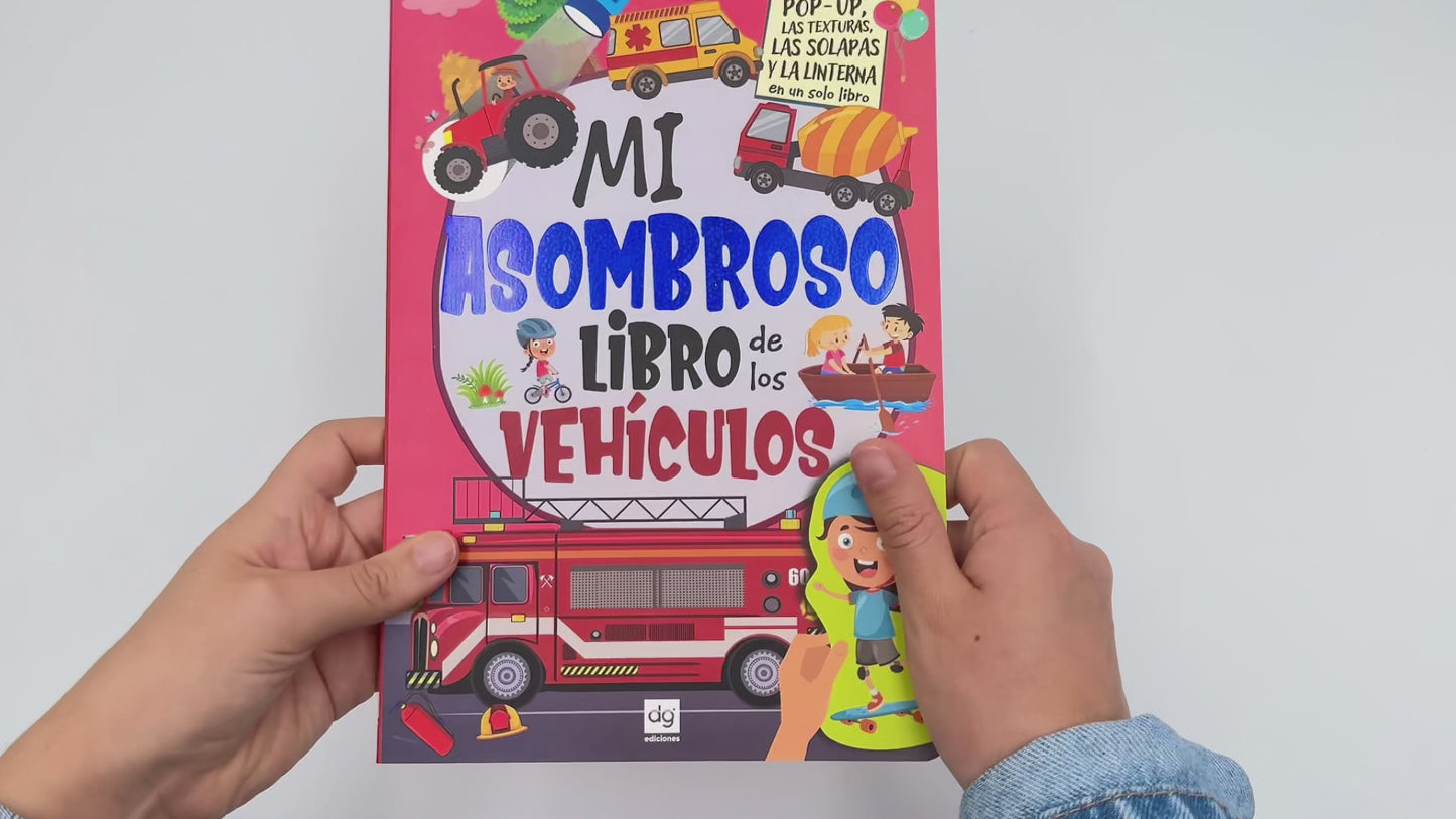Cargar y reproducir el video en el visor de la galería, Mi asombroso libro Vehículos