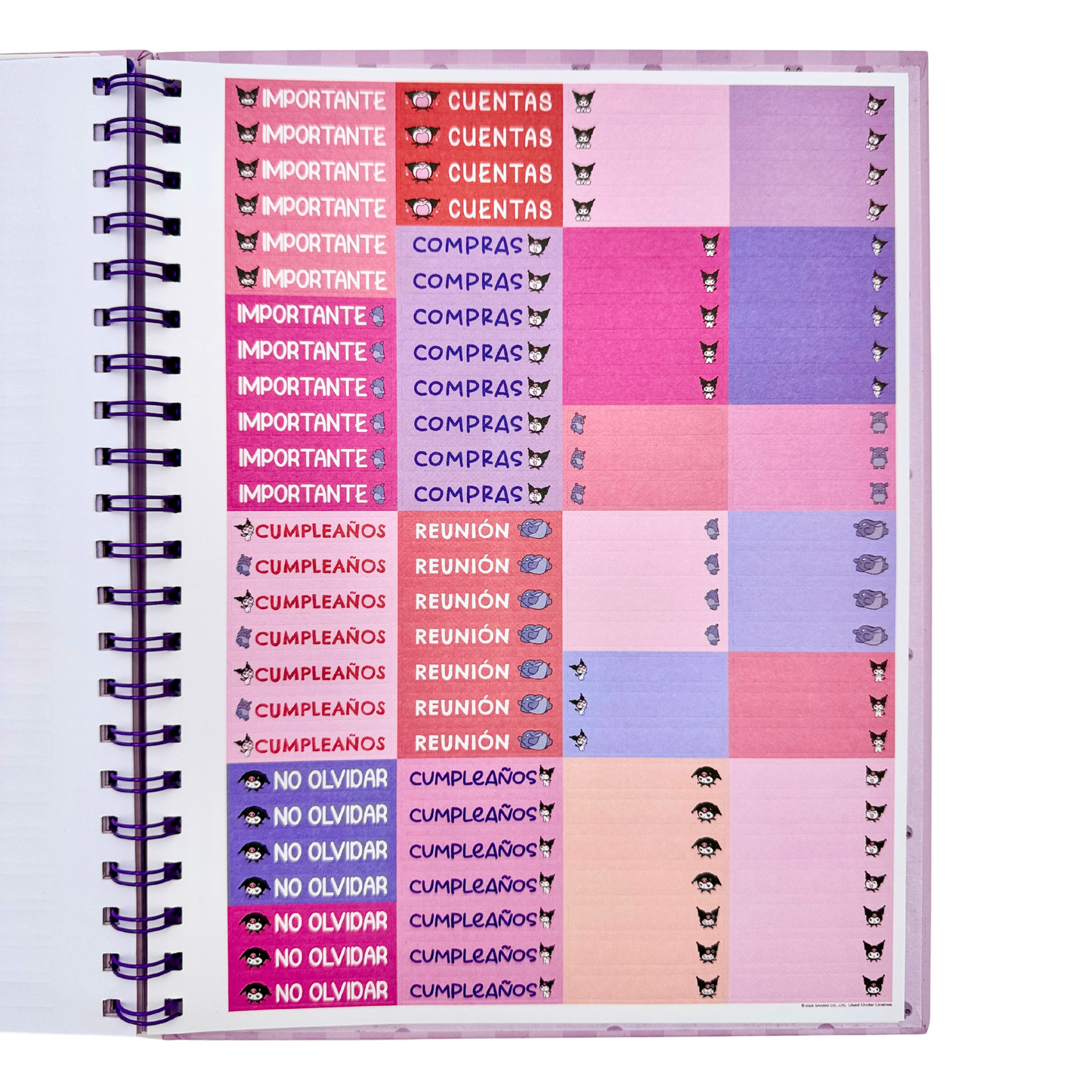 Brief Planner 2026 Kuromi