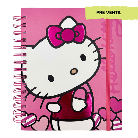 Agenda 2026 Hello Kitty diaria (fucsia)